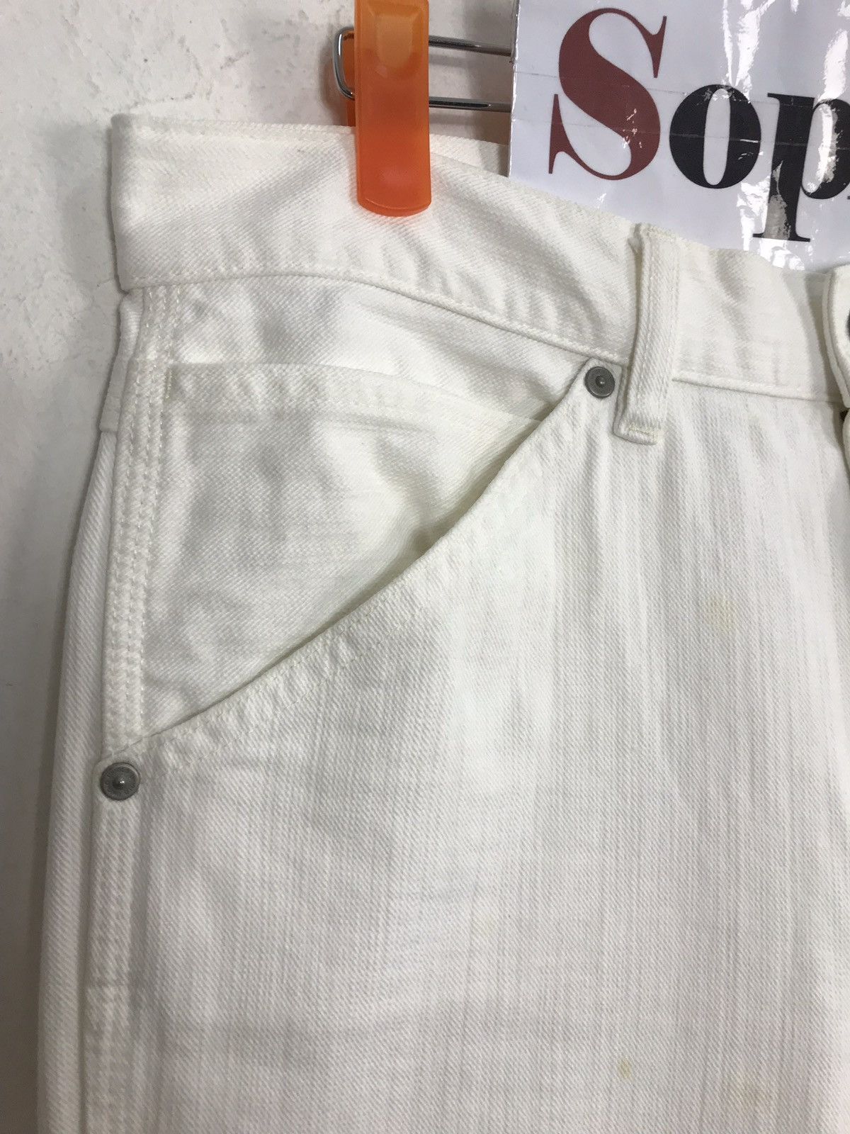 Japanese Brand × Uniqlo Uniqlo Carpenter Denim Tactical Cargo Pants Size US 33 - 5 Thumbnail