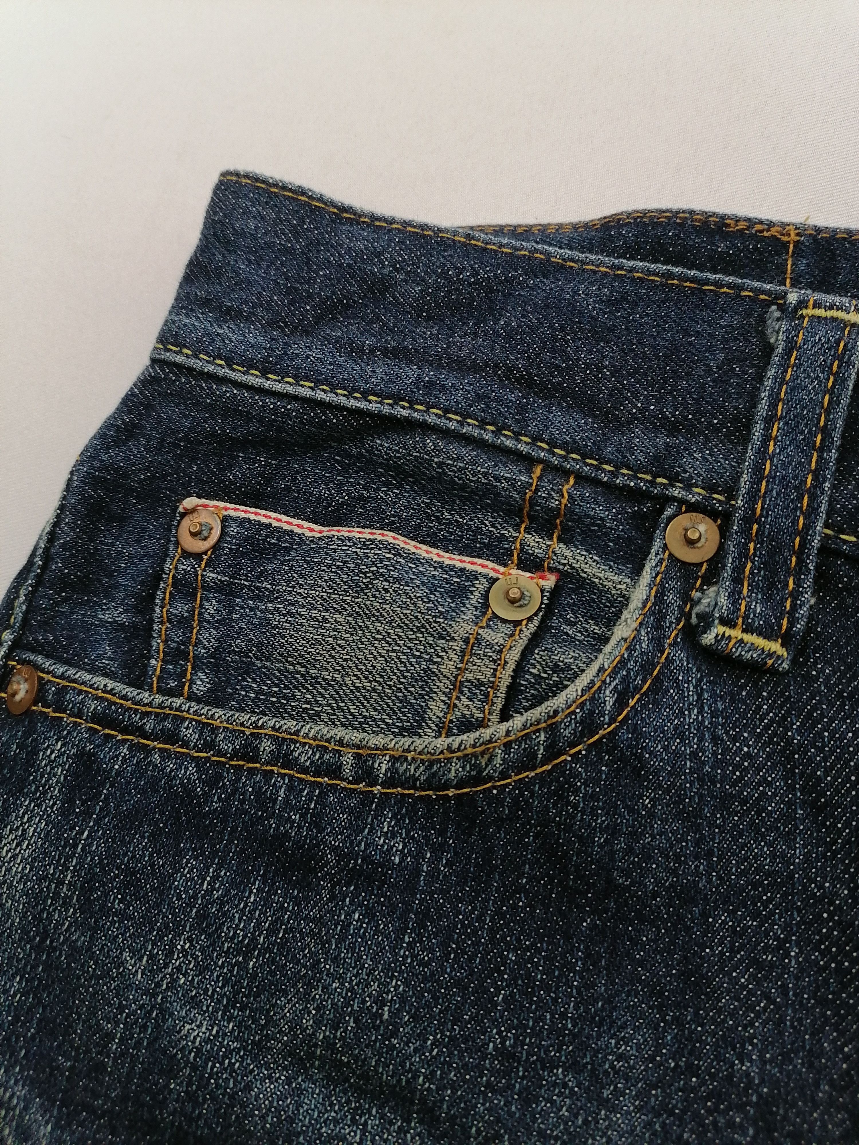 Uniqlo Uniqlo Regular Fit Straight Selvedge Denim Jeans Size US 32 / EU 48 - 7 Thumbnail
