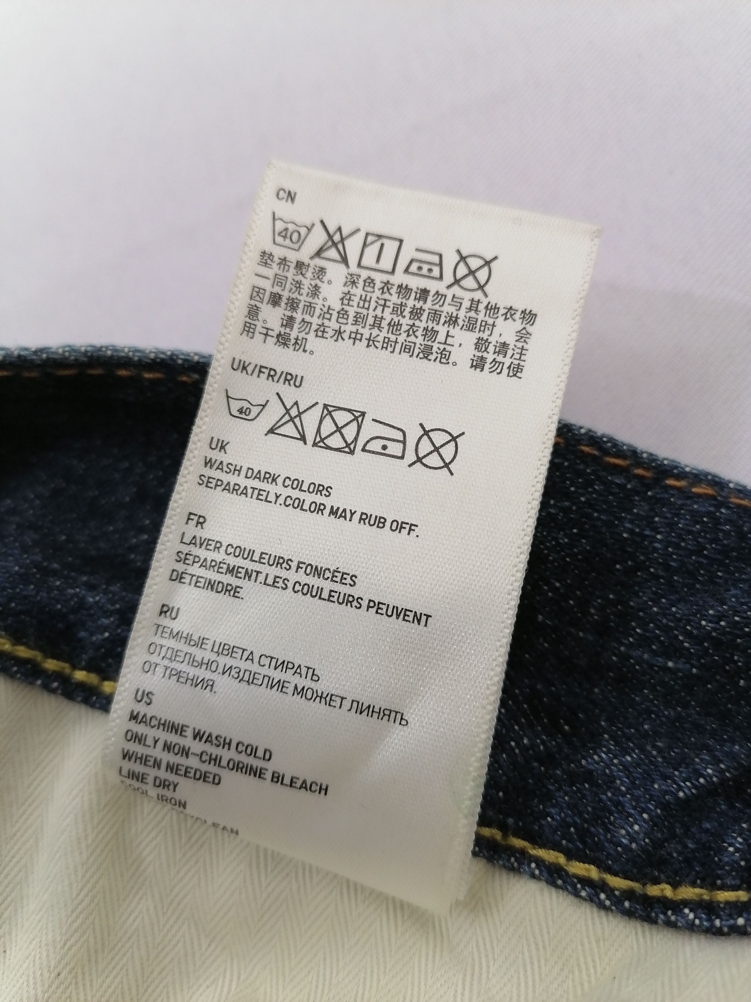 Uniqlo Uniqlo Regular Fit Straight Selvedge Denim Jeans Size US 32 / EU 48 - 12 Thumbnail