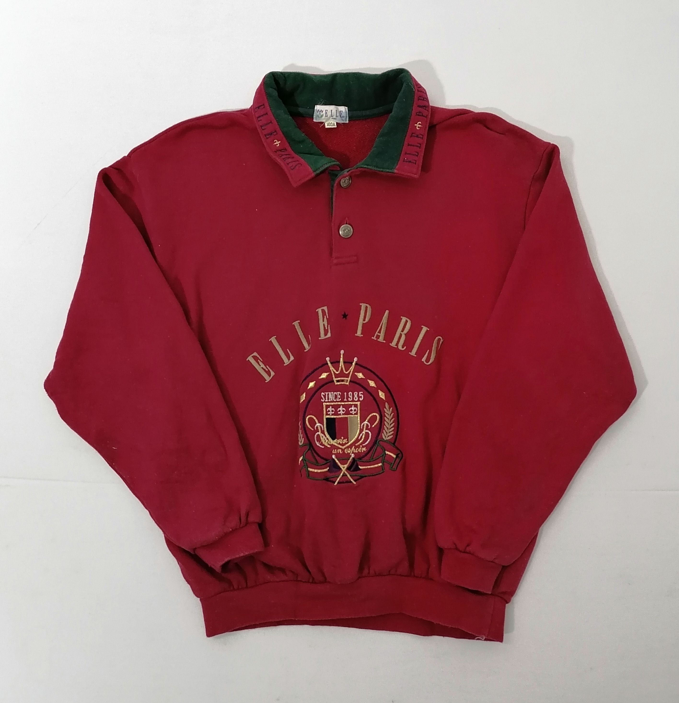 Designer × Other Elle Paris Embroidered Design Longsleeve Size US M / EU 48-50 / 2 - 1 Thumbnail