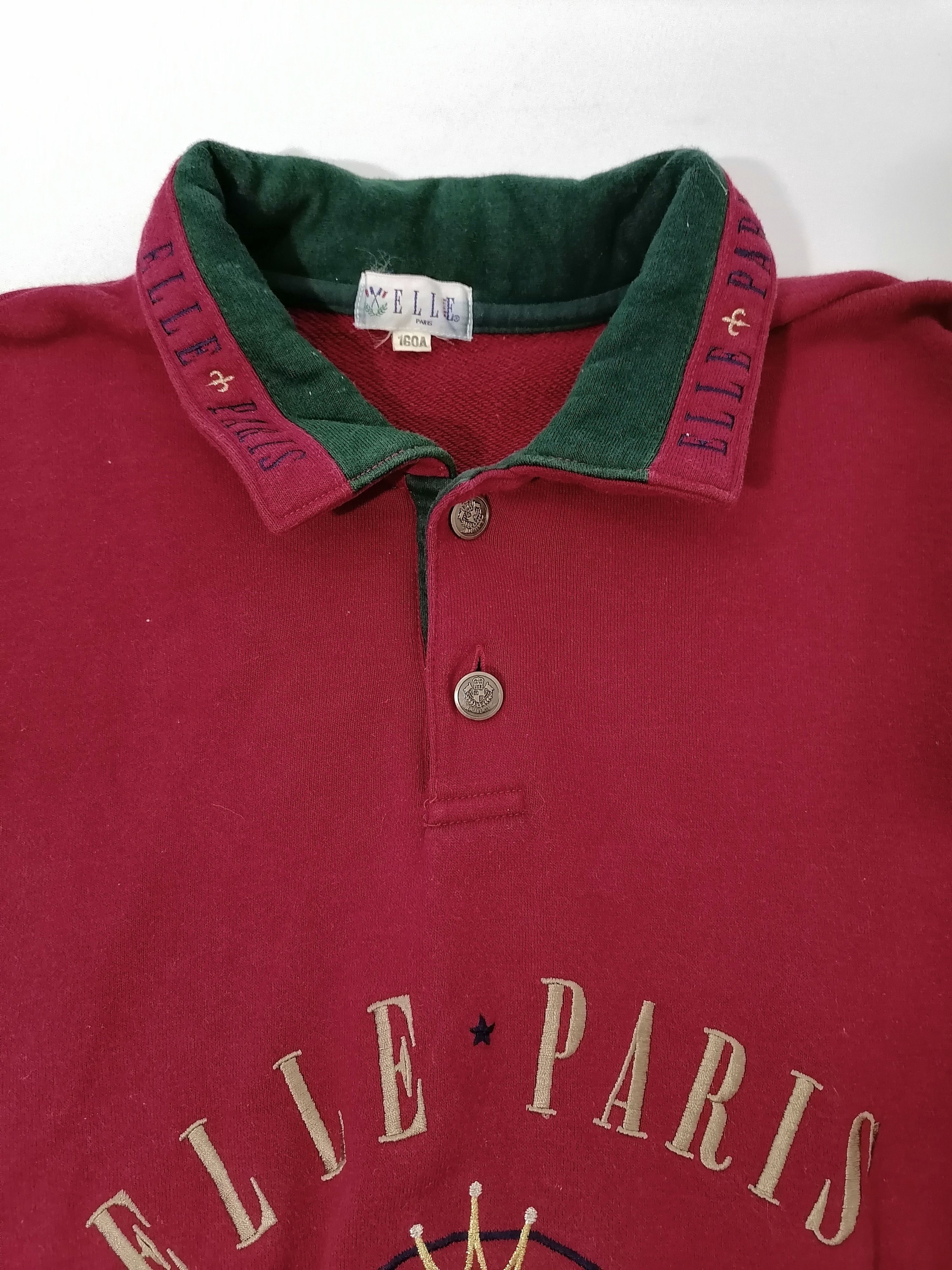 Designer × Other Elle Paris Embroidered Design Longsleeve Size US M / EU 48-50 / 2 - 2 Thumbnail