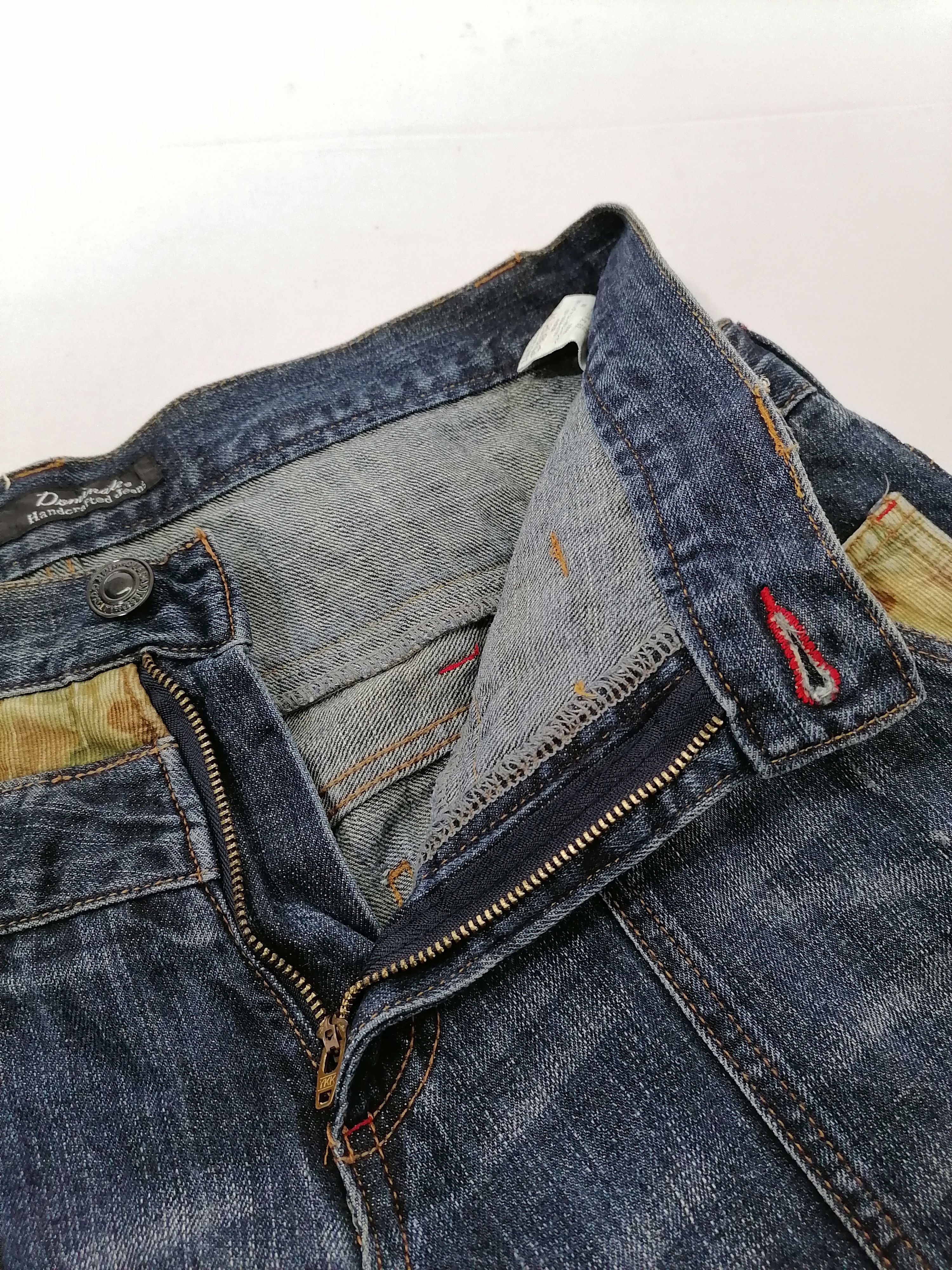Other Dominate Handcrafted Jeans Double Waist Denim Jeans Size US 33 - 6 Thumbnail