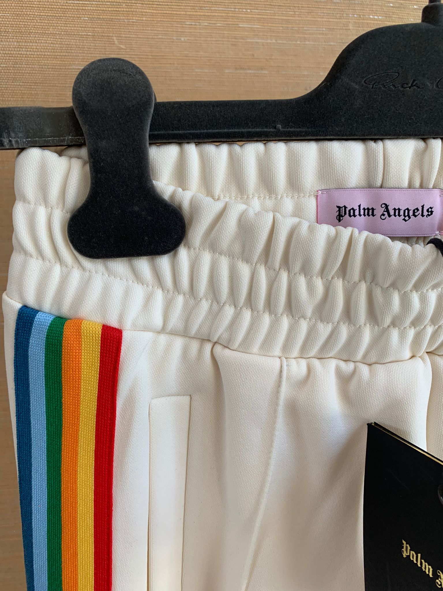 Palm Angels Rainbow Track Pants in Off White Size US 26 / EU 42 - 7 Thumbnail