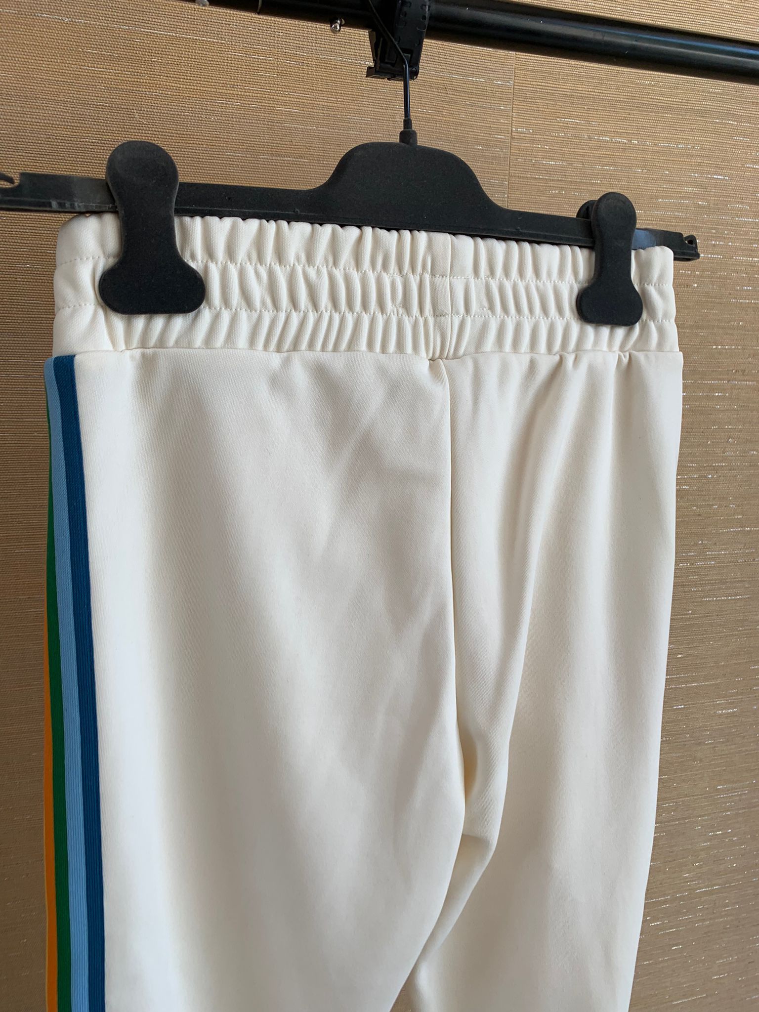 Palm Angels Rainbow Track Pants in Off White Size US 26 / EU 42 - 11 Thumbnail