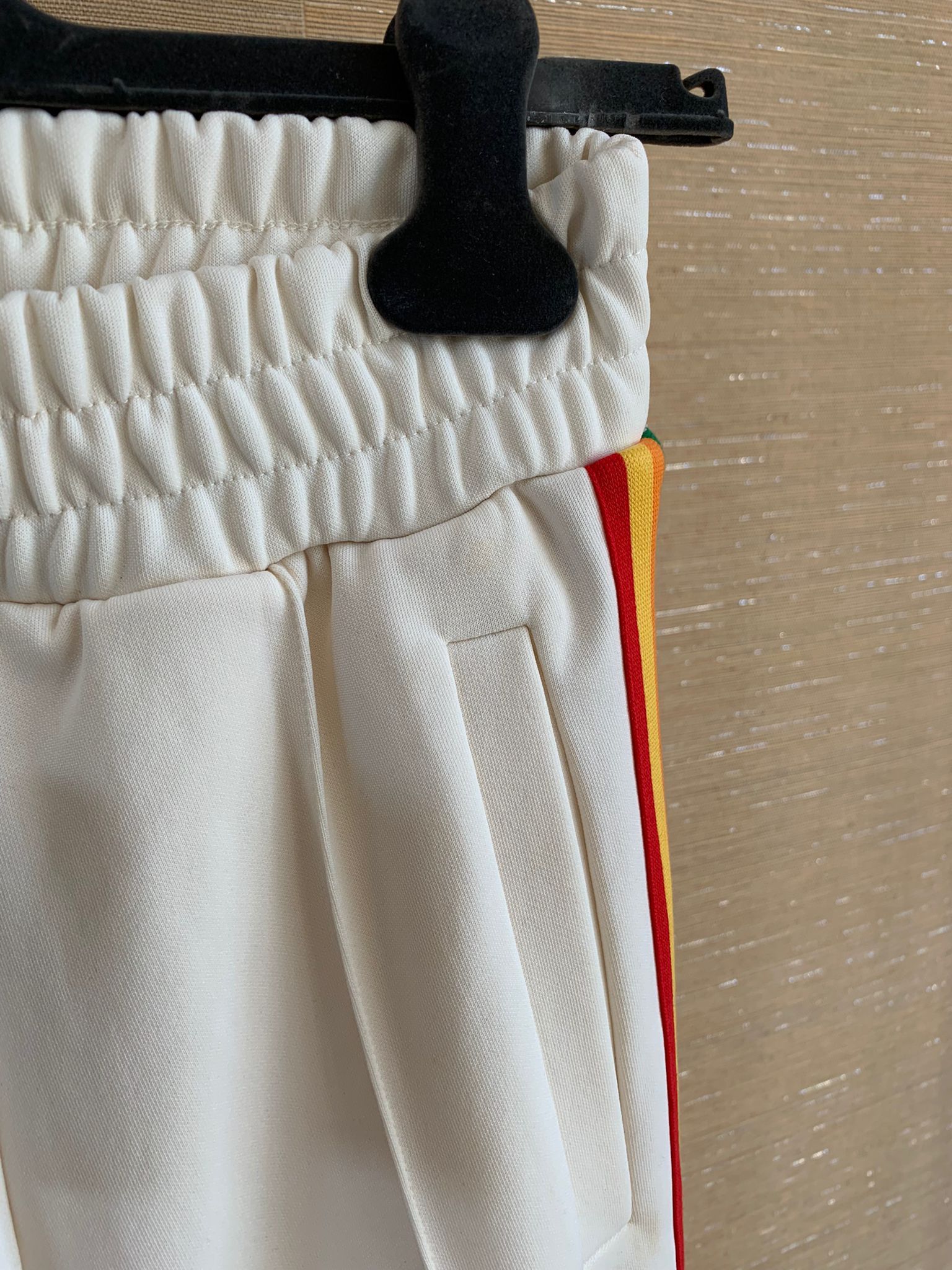 Palm Angels Rainbow Track Pants in Off White Size US 26 / EU 42 - 6 Thumbnail