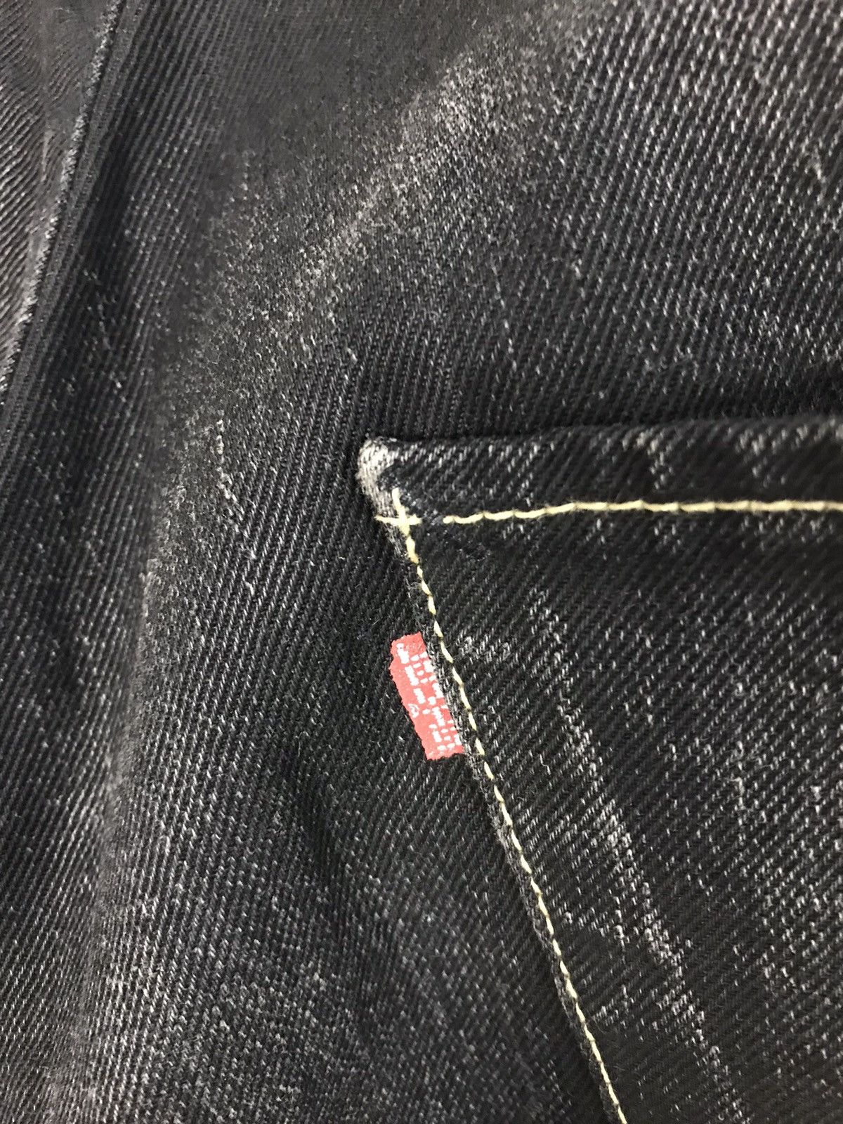 Levi's × Vintage Vintage Levi’s Strauss & Co Black Colour Snap Button Style Size US 29 - 11 Thumbnail