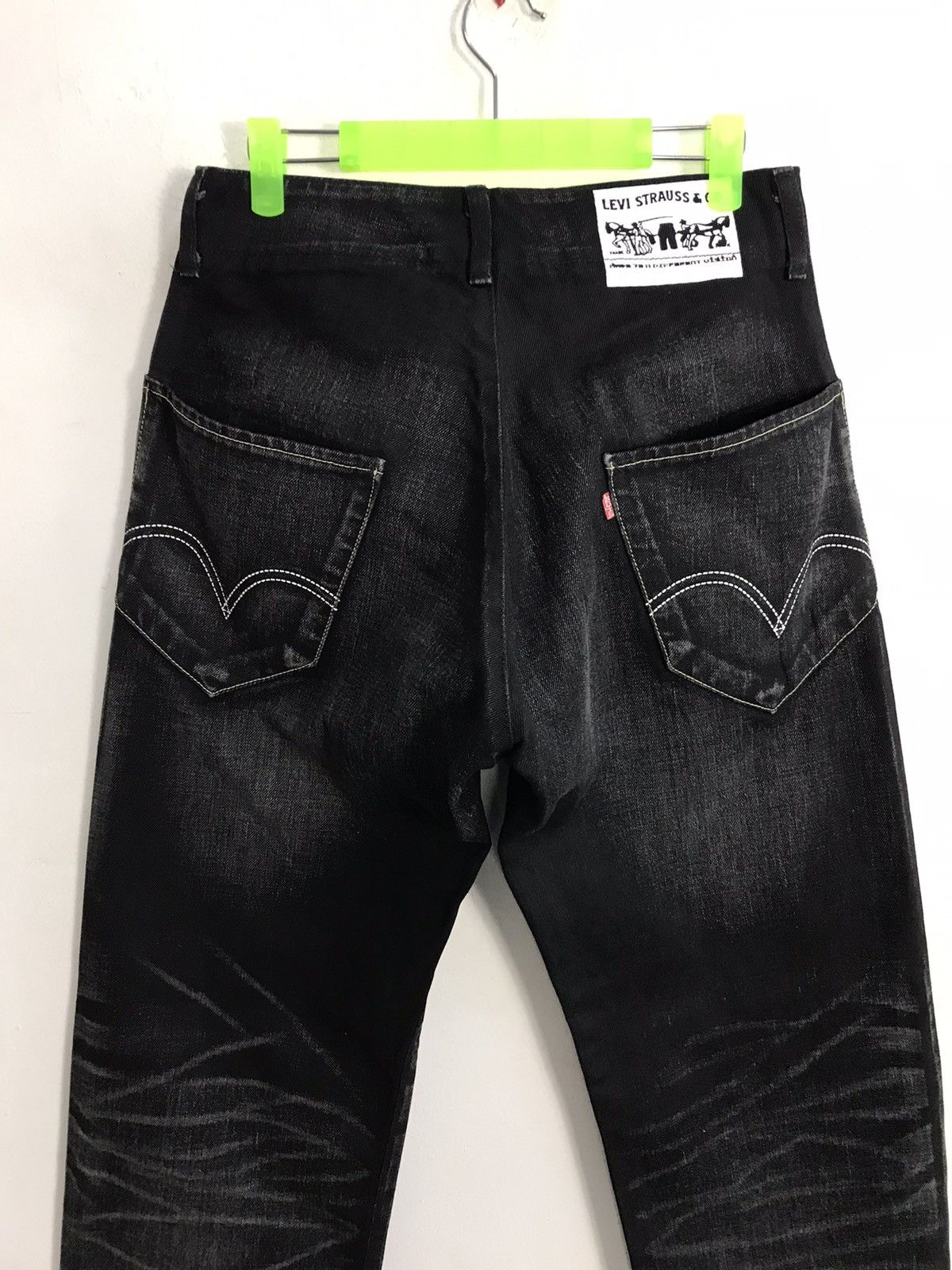 Levi's × Vintage Vintage Levi’s Strauss & Co Black Colour Snap Button Style Size US 29 - 9 Thumbnail