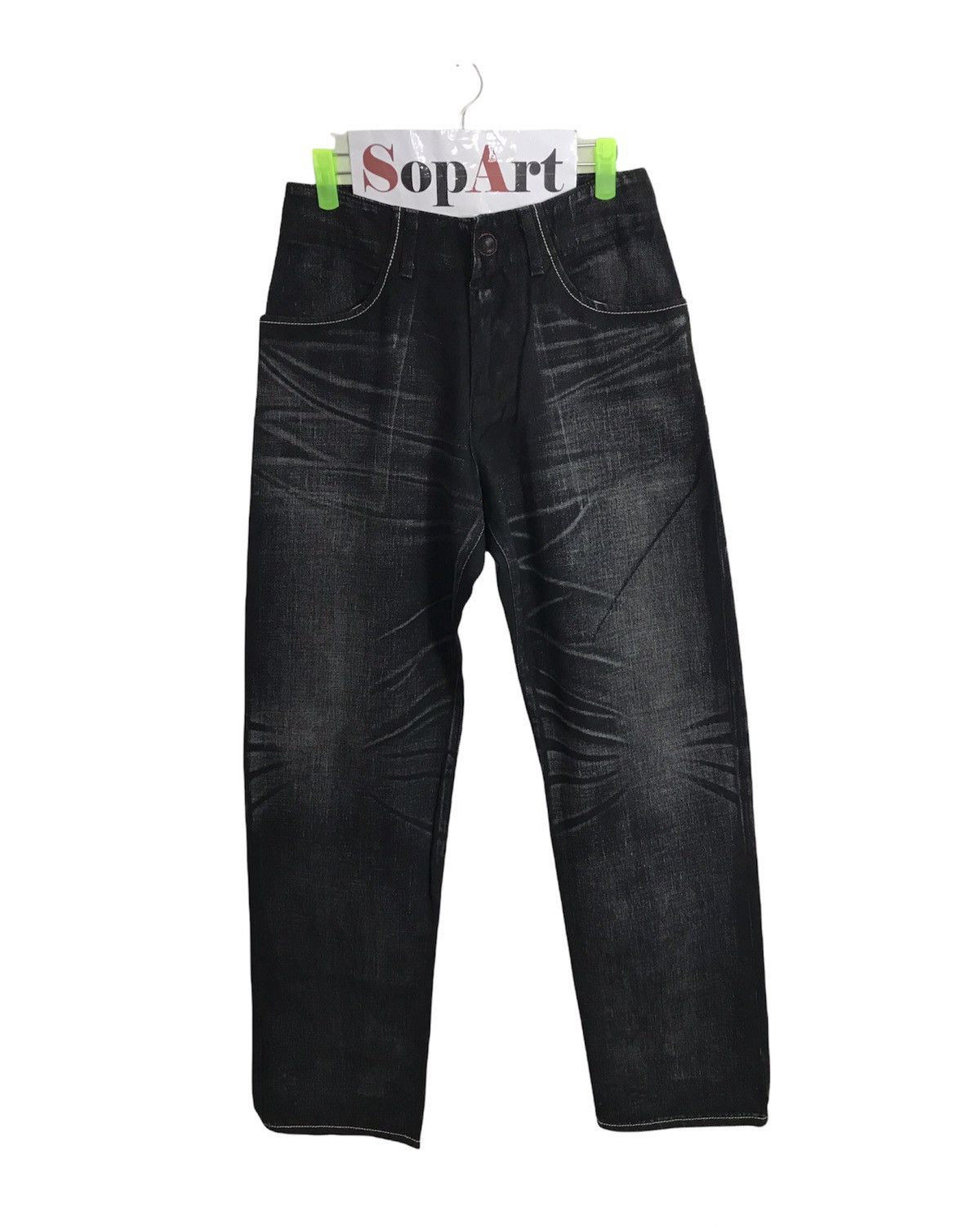 Levi's × Vintage Vintage Levi’s Strauss & Co Black Colour Snap Button Style Size US 29 - 1 Thumbnail