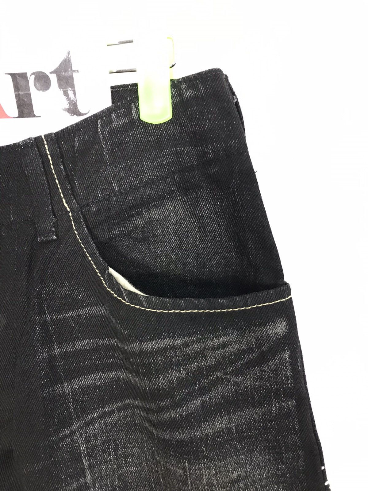 Levi's × Vintage Vintage Levi’s Strauss & Co Black Colour Snap Button Style Size US 29 - 5 Thumbnail