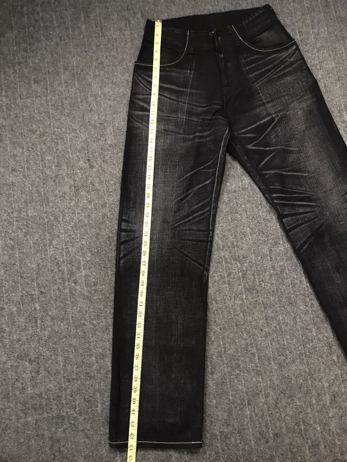 Levi's × Vintage Vintage Levi’s Strauss & Co Black Colour Snap Button Style Size US 29 - 20 Thumbnail