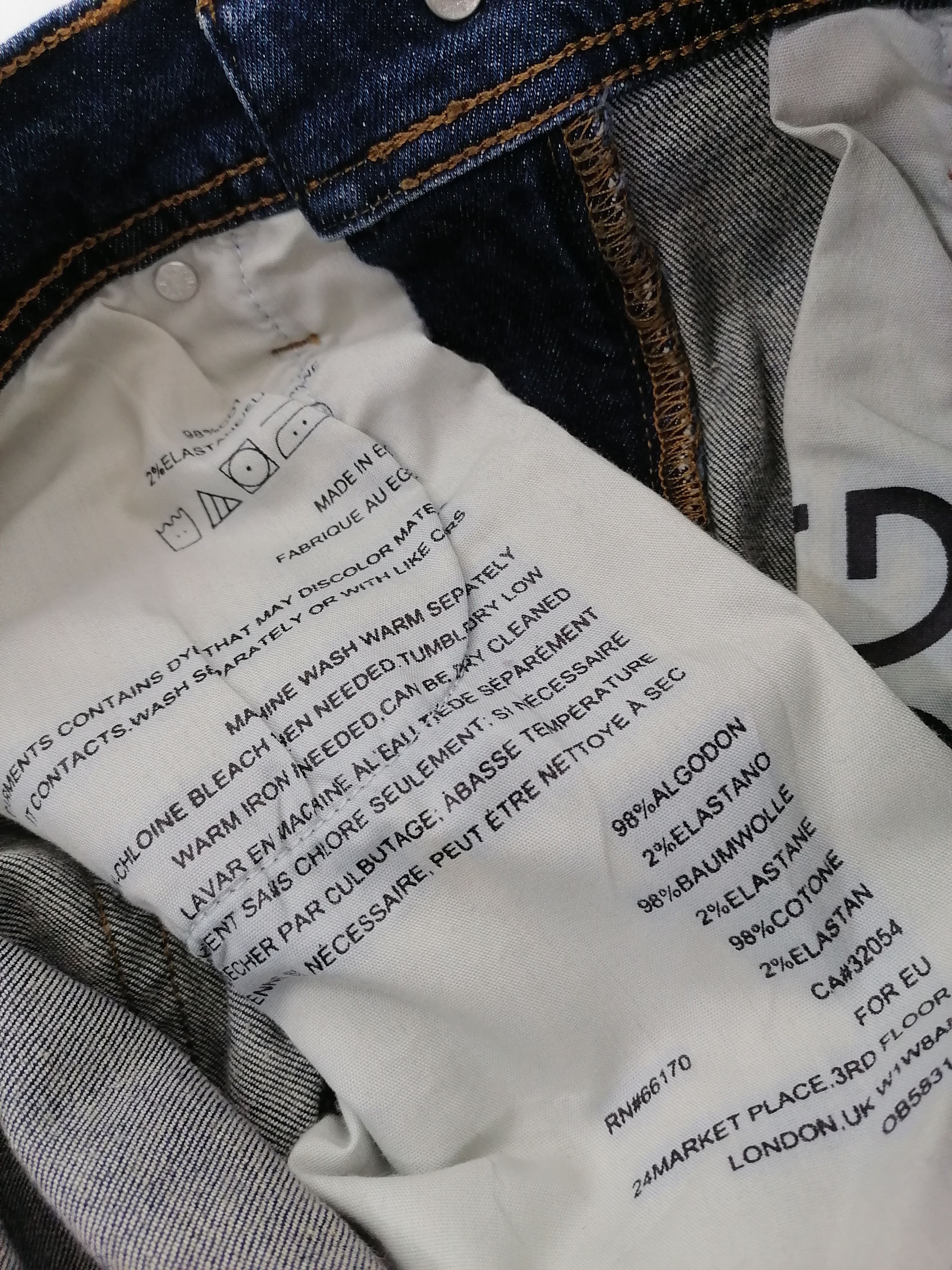 Bdg BDG Skinny Cut Off Stretch Denim Jeans Size US 32 / EU 48 - 8 Thumbnail