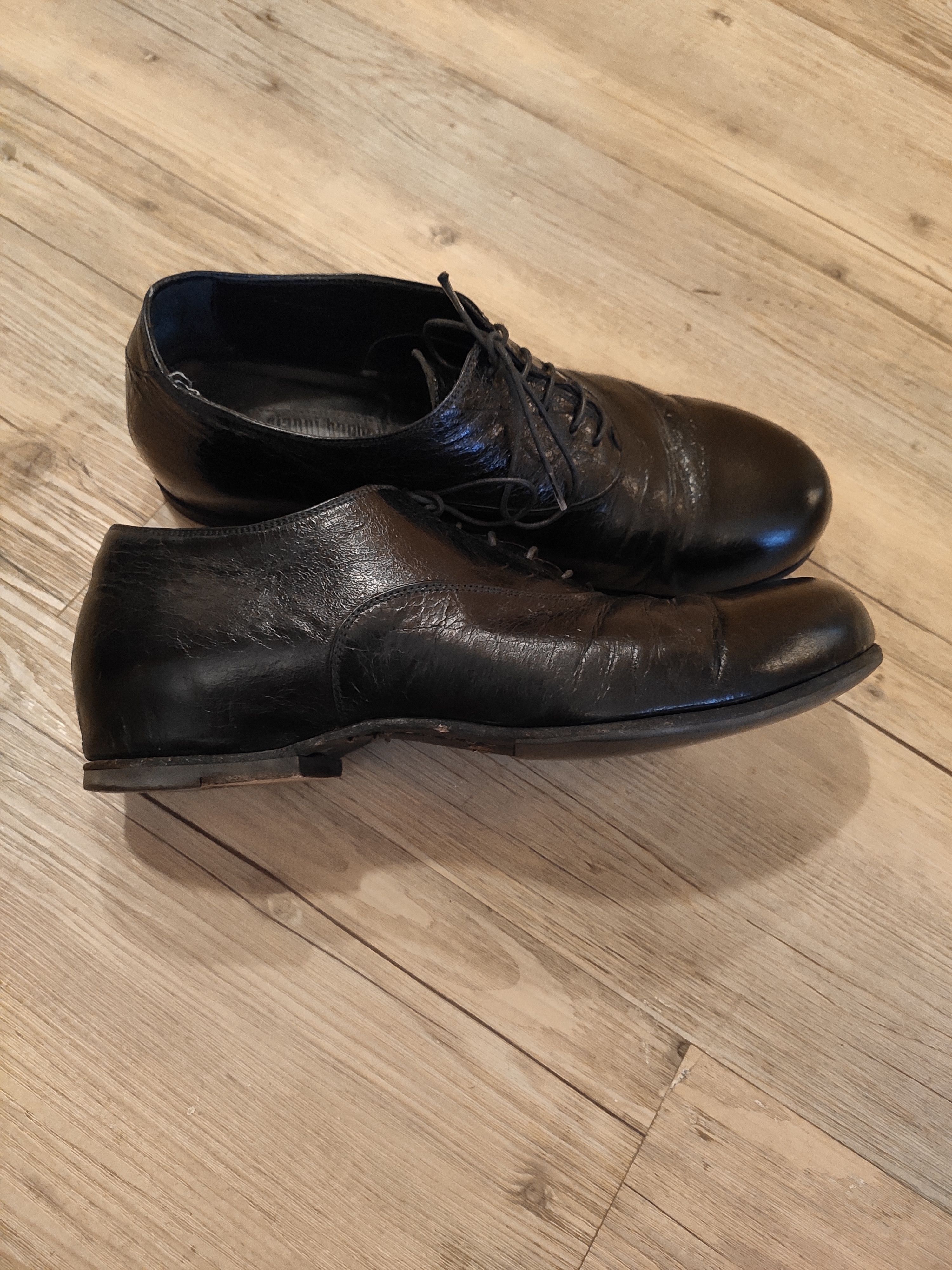 Gianni Barbato Black derbies. Like GUIDI or Comme des Garcons Size US 8.5 / EU 41-42 - 4 Thumbnail