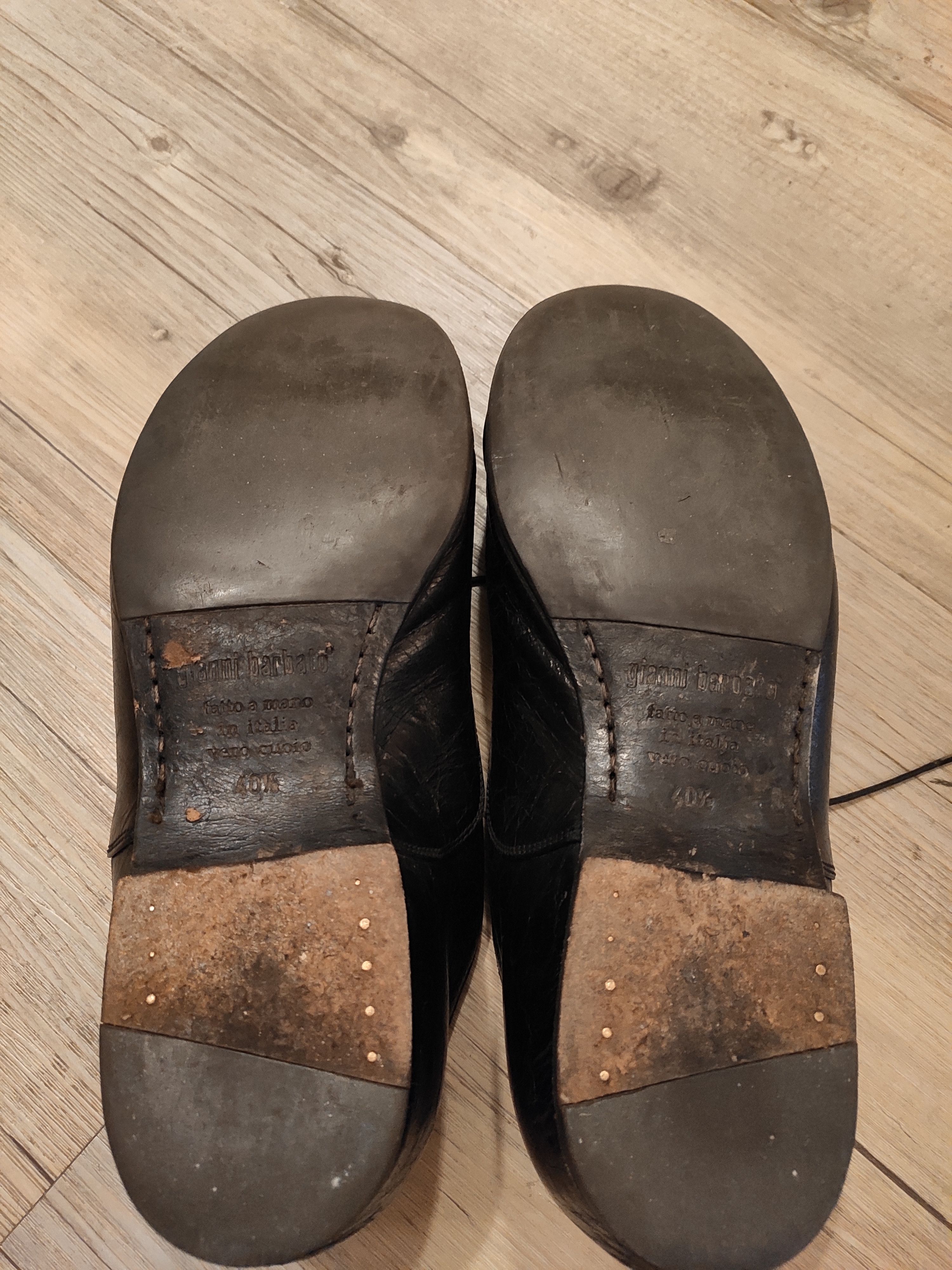 Gianni Barbato Black derbies. Like GUIDI or Comme des Garcons Size US 8.5 / EU 41-42 - 9 Thumbnail