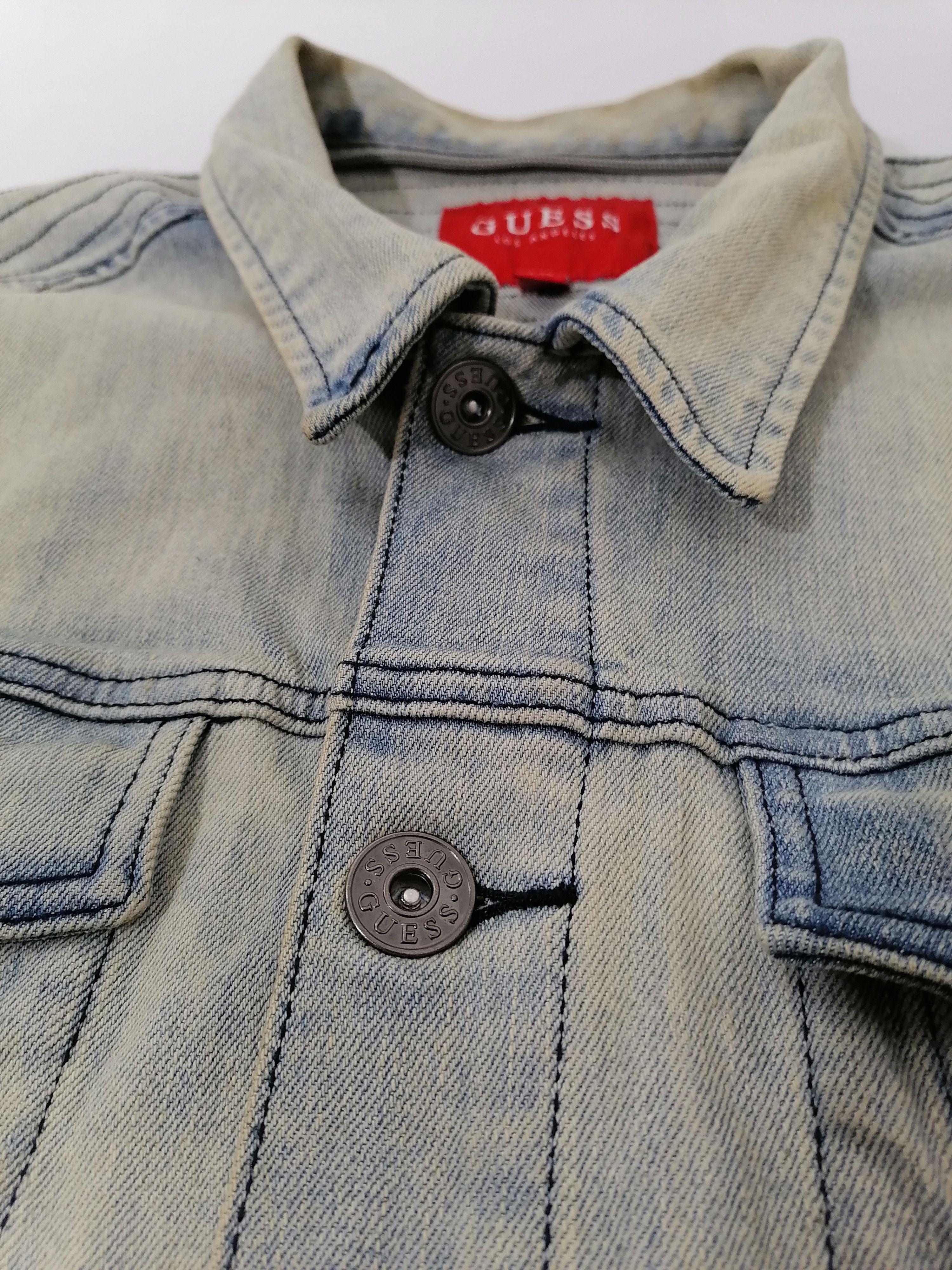 Guess Guess Sleeveless Denim Jacket Size US XXL / EU 58 / 5 - 2 Thumbnail