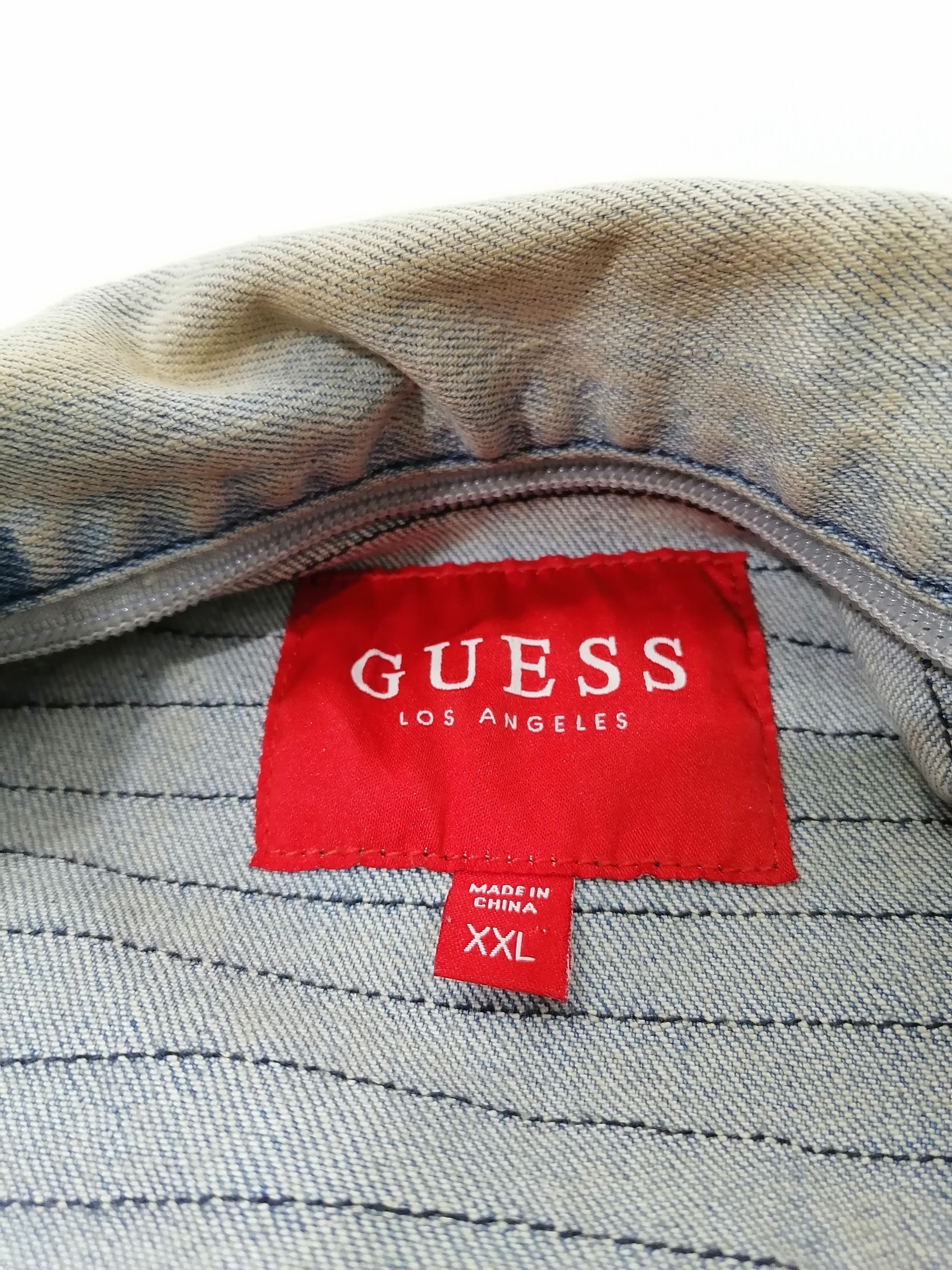 Guess Guess Sleeveless Denim Jacket Size US XXL / EU 58 / 5 - 6 Thumbnail