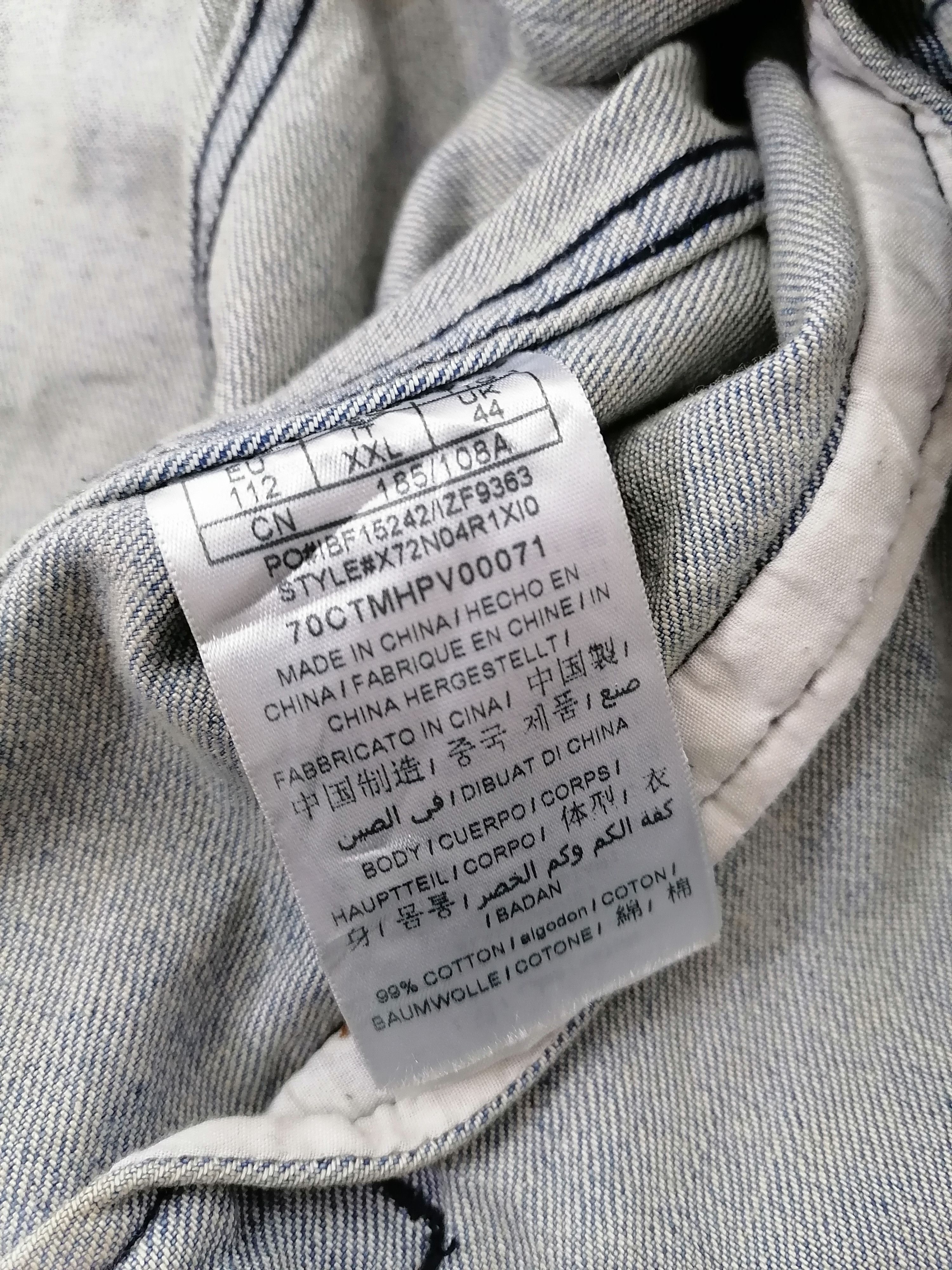 Guess Guess Sleeveless Denim Jacket Size US XXL / EU 58 / 5 - 7 Thumbnail