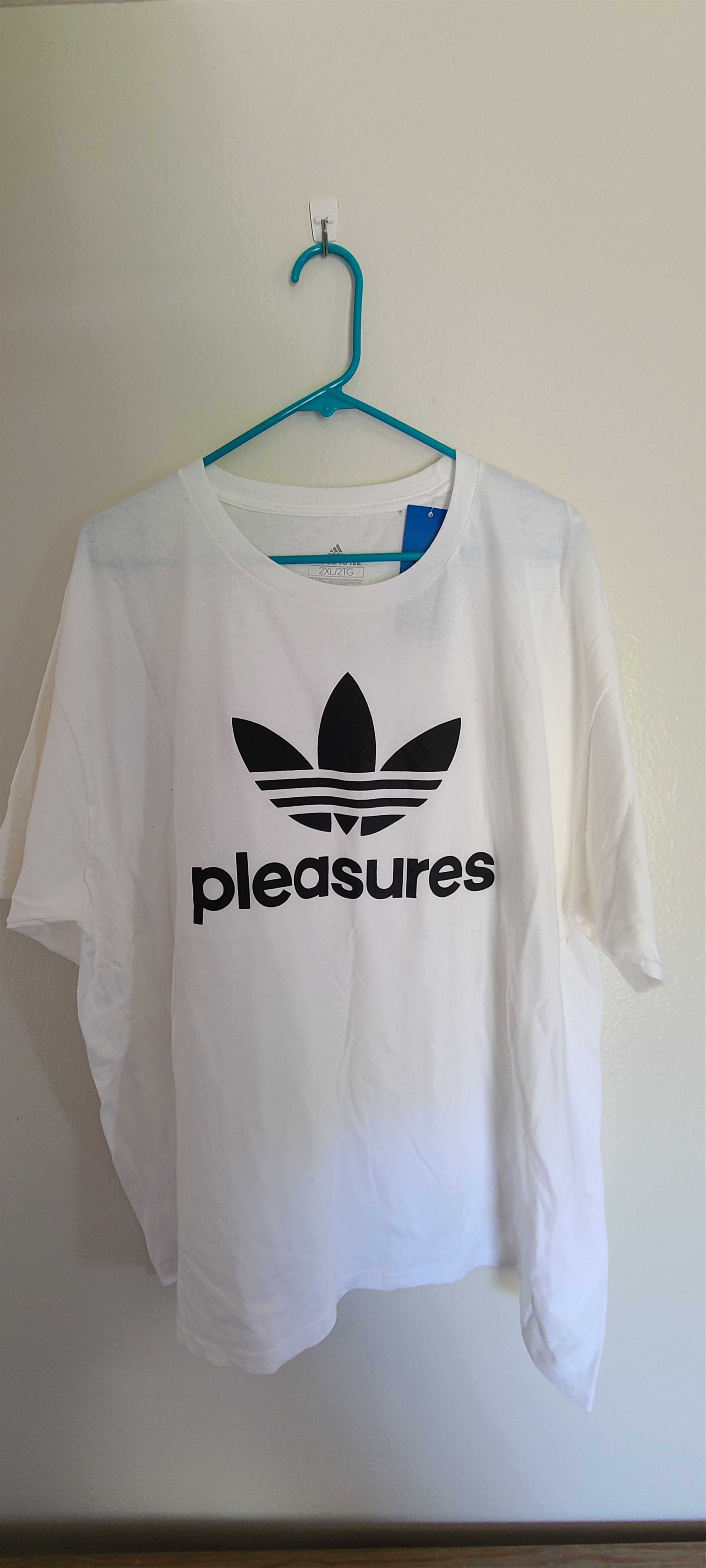Adidas × Complex × Pleasures ADIDAS X PLEASURES LOGO TEE Size US XXL / EU 58 / 5 - 1 Thumbnail