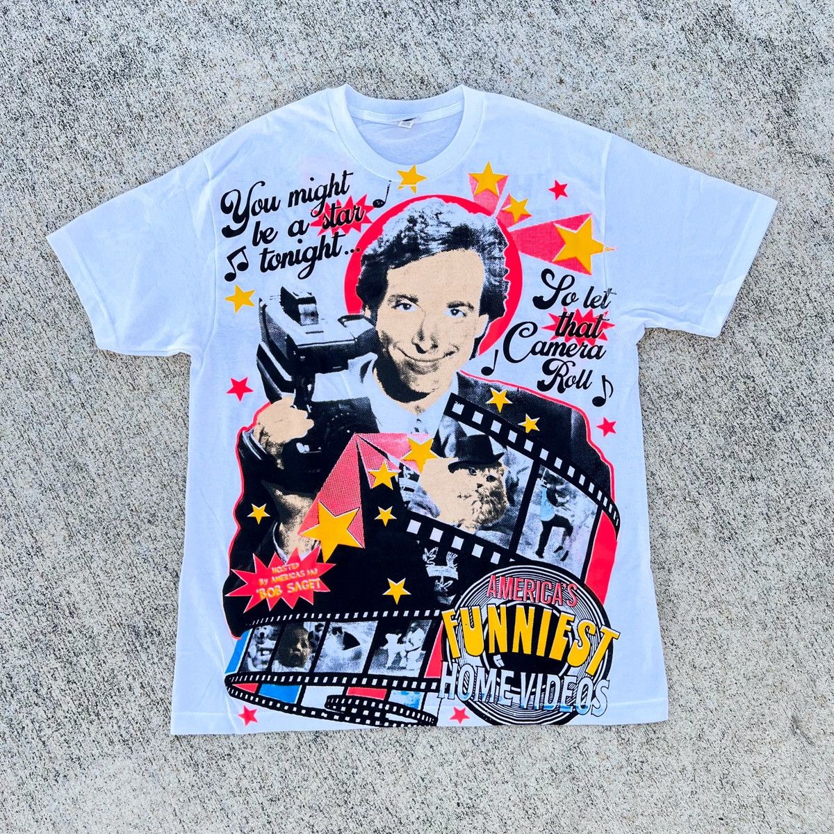 Handmade AFV Bob Saget All Over Print Boot Backstockco Handmade Tee Size US L / EU 52-54 / 3 - 1 Thumbnail