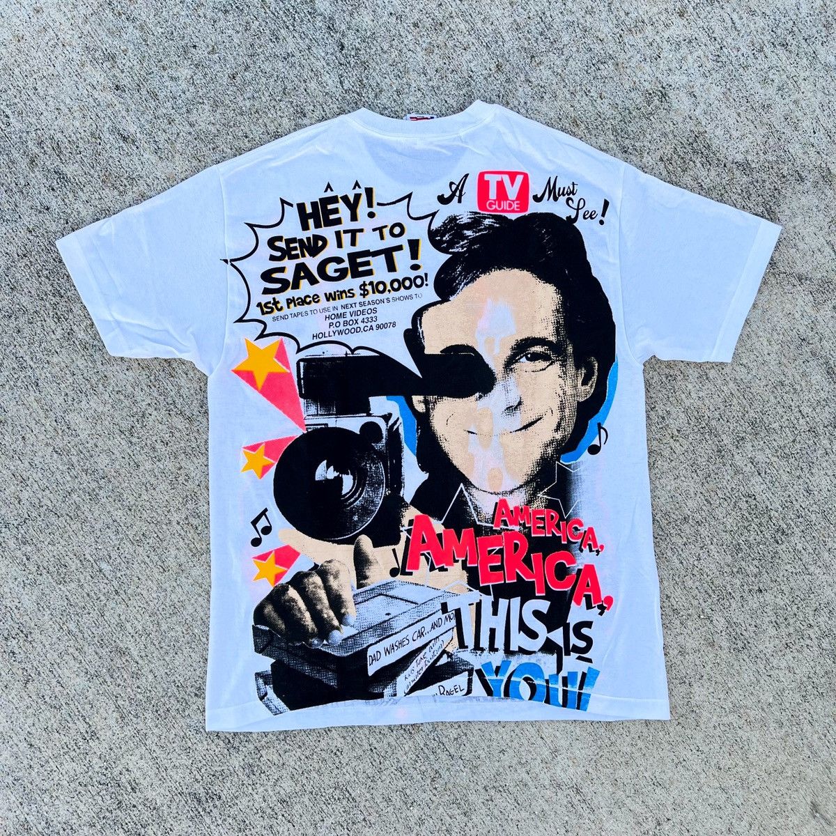 Handmade AFV Bob Saget All Over Print Boot Backstockco Handmade Tee Size US L / EU 52-54 / 3 - 2 Thumbnail