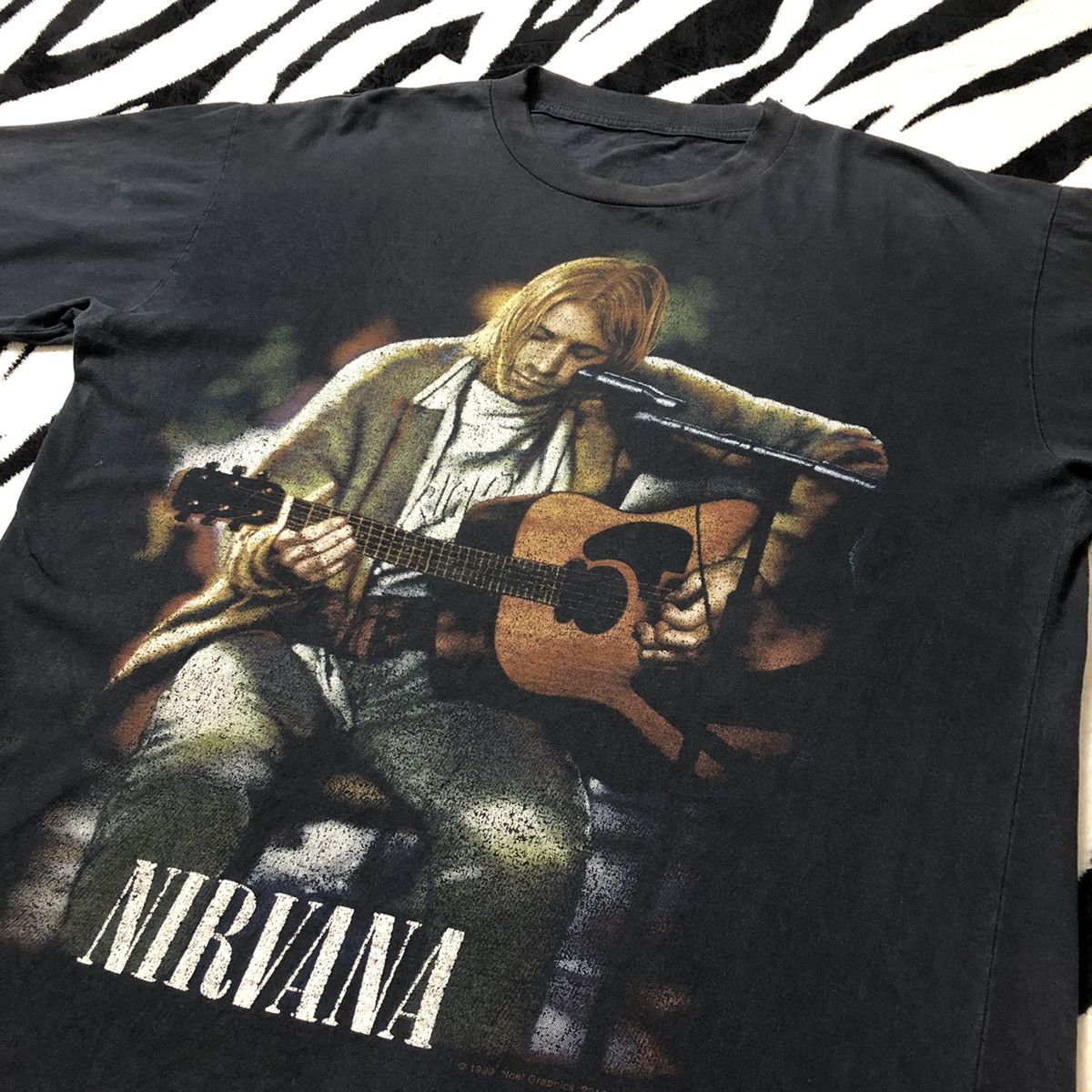 Band Tees × Vintage Trash 🔥 Nirvana Kurt Cobain Distressed Tee Size US L / EU 52-54 / 3 - 2 Thumbnail