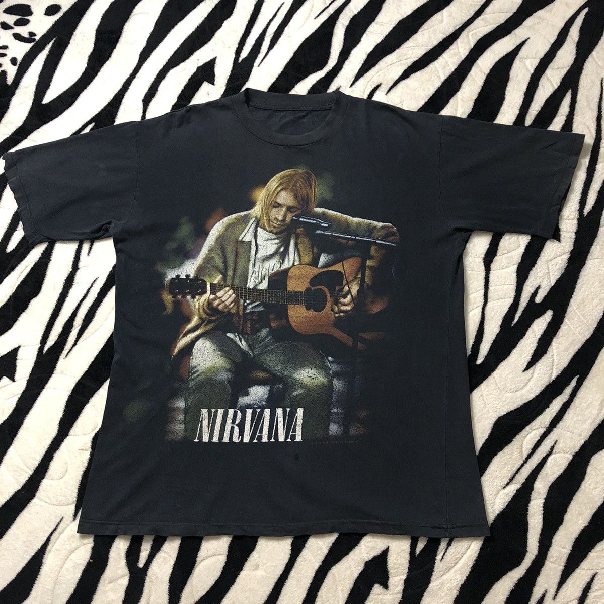 Band Tees × Vintage Trash 🔥 Nirvana Kurt Cobain Distressed Tee Size US L / EU 52-54 / 3 - 1 Thumbnail