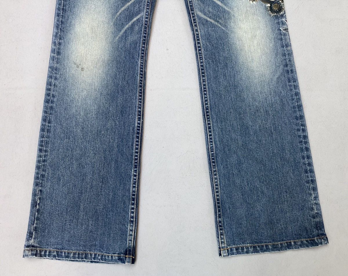 Japanese Brand Naminorita Tsujin Handmade Japanese Dragon Painting Jeans Size US 34 / EU 50 - 4 Thumbnail
