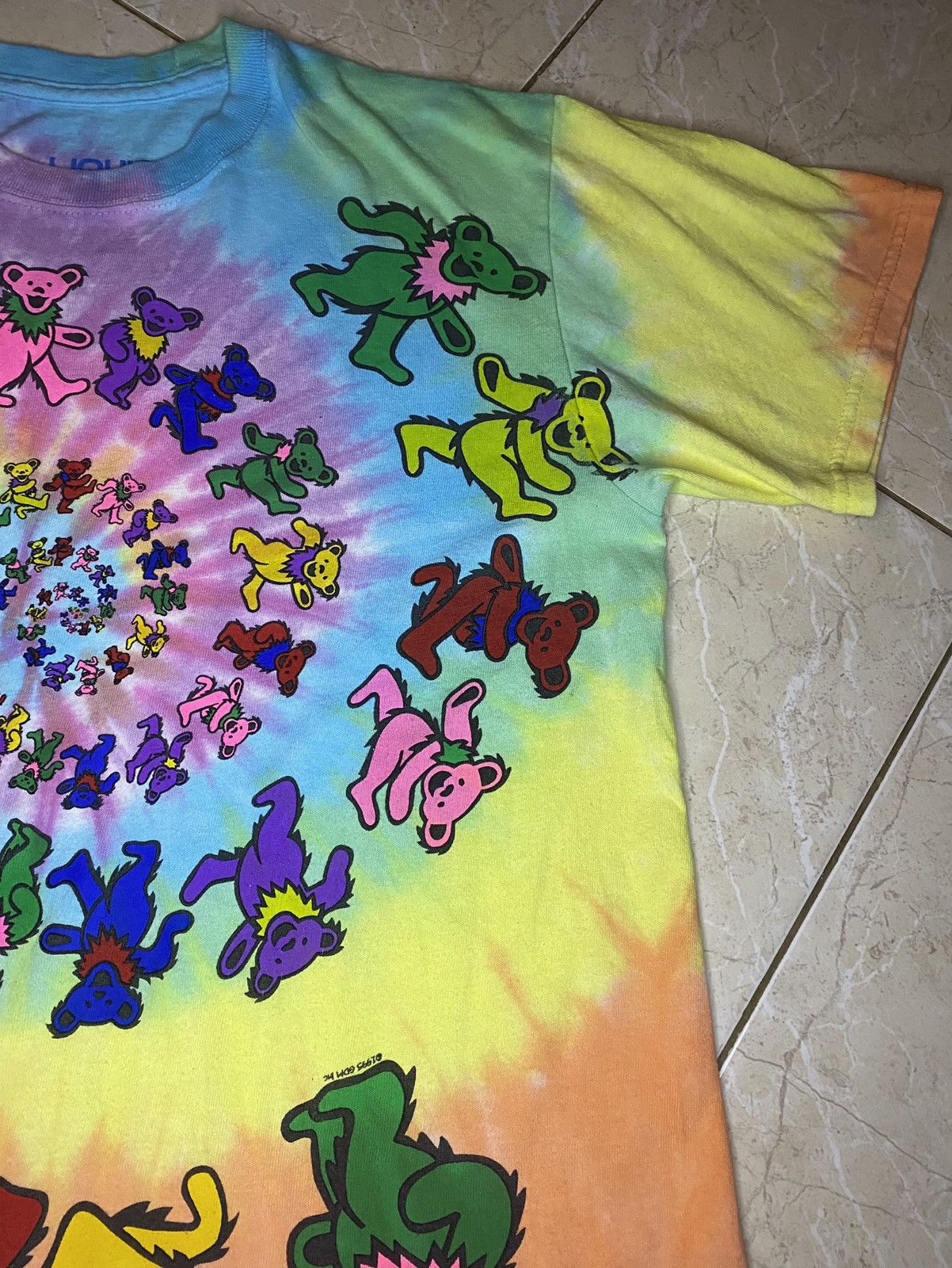 Band Tees Grateful Dead Spiral Dancing Bears Tie-Dye Repro Tee Size US S / EU 44-46 / 1 - 9 Thumbnail