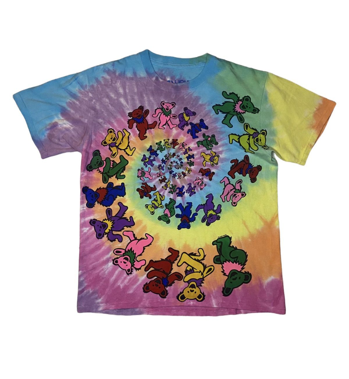 Band Tees Grateful Dead Spiral Dancing Bears Tie-Dye Repro Tee Size US S / EU 44-46 / 1 - 1 Thumbnail