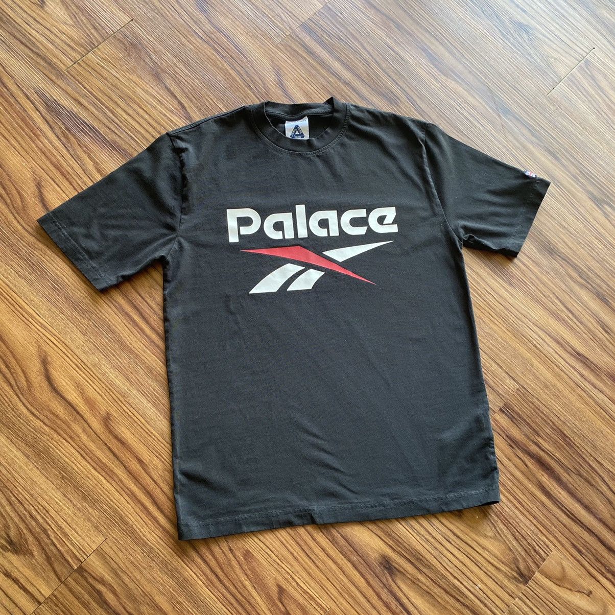 image of Palace x Reebok P Bok Logo Black Red Tee, Men's (Size Medium)