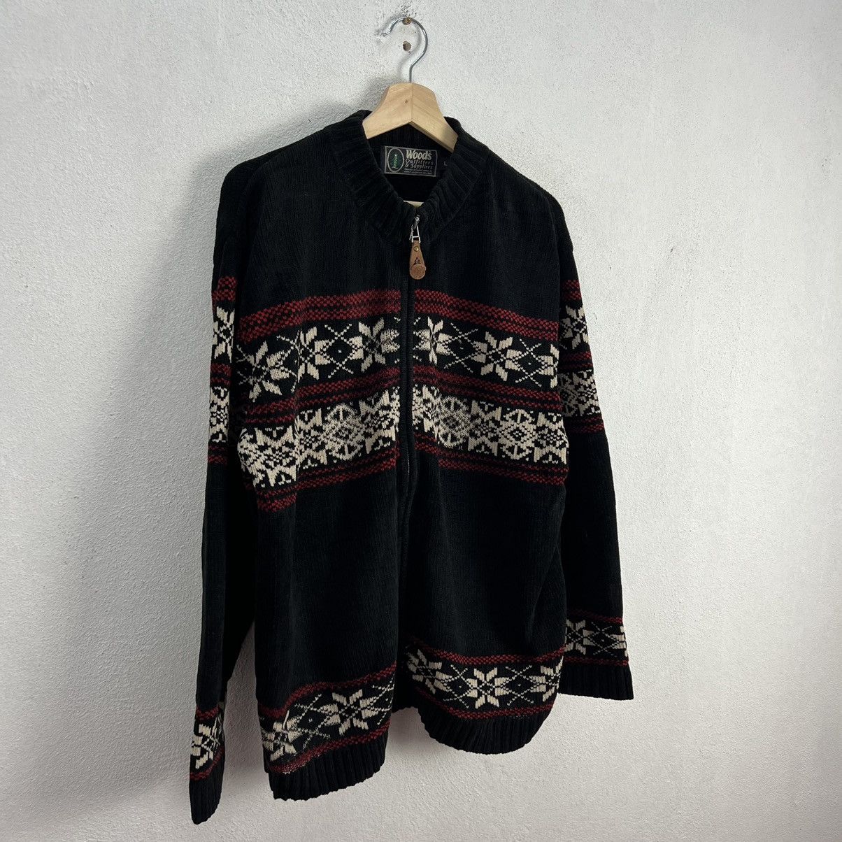 Japanese Brand VINTAGE WOODS ZIPPER JACKET NAVAJO DESIGN Size US L / EU 52-54 / 3 - 2 Thumbnail