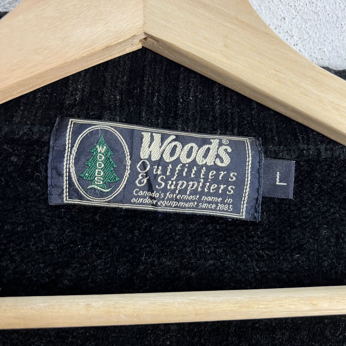 Japanese Brand VINTAGE WOODS ZIPPER JACKET NAVAJO DESIGN Size US L / EU 52-54 / 3 - 9 Thumbnail