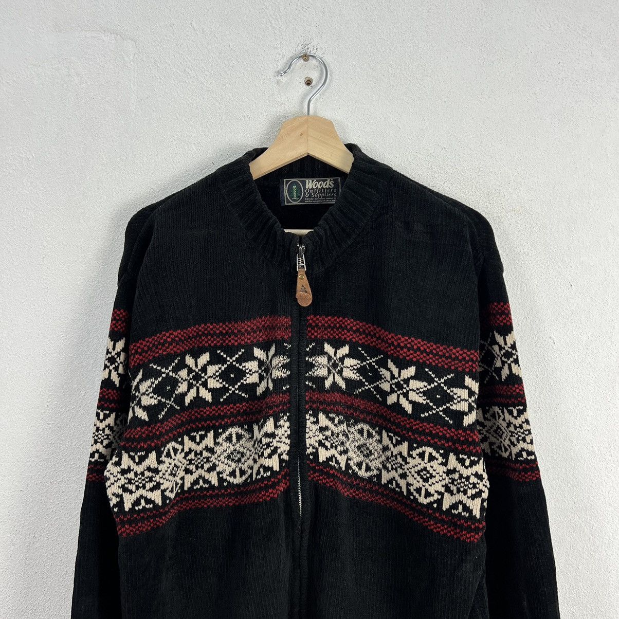 Japanese Brand VINTAGE WOODS ZIPPER JACKET NAVAJO DESIGN Size US L / EU 52-54 / 3 - 3 Thumbnail