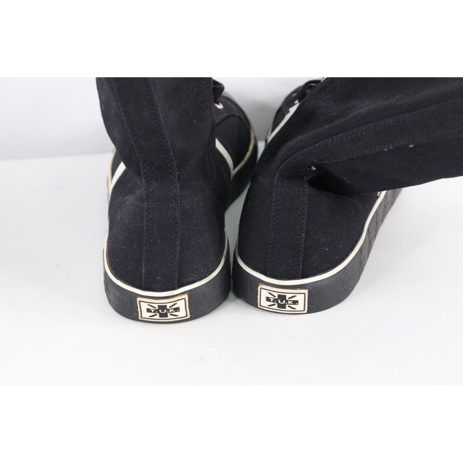 Vintage Deadstock Vintage 90s Gothic Goth Punk Skull Tall Boots Size US 12 / EU 45 - 7 Thumbnail