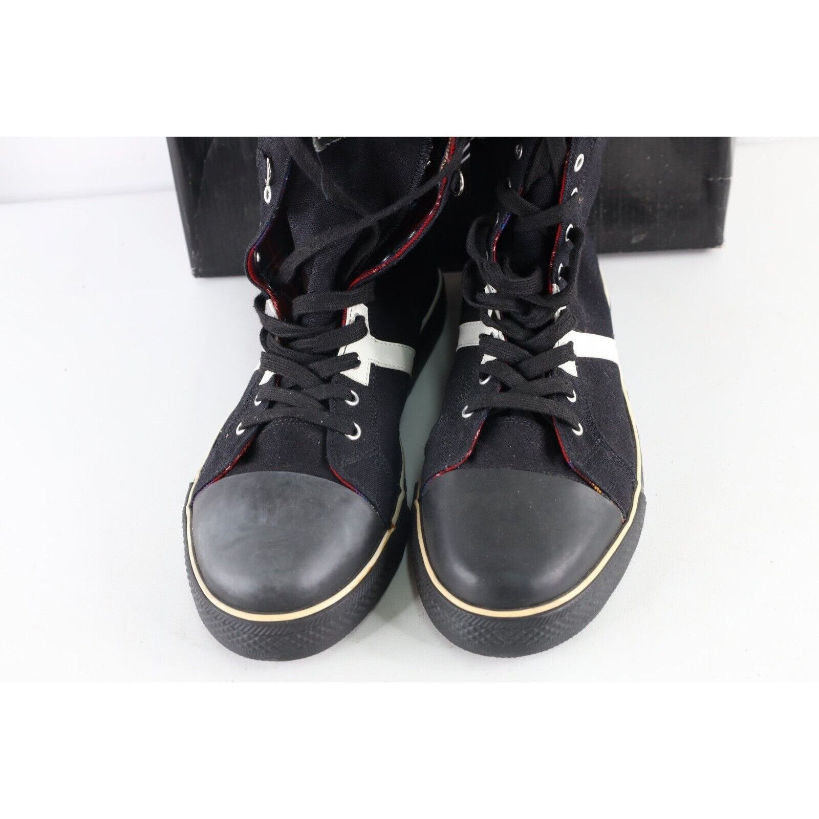 Vintage Deadstock Vintage 90s Gothic Goth Punk Skull Tall Boots Size US 12 / EU 45 - 3 Thumbnail