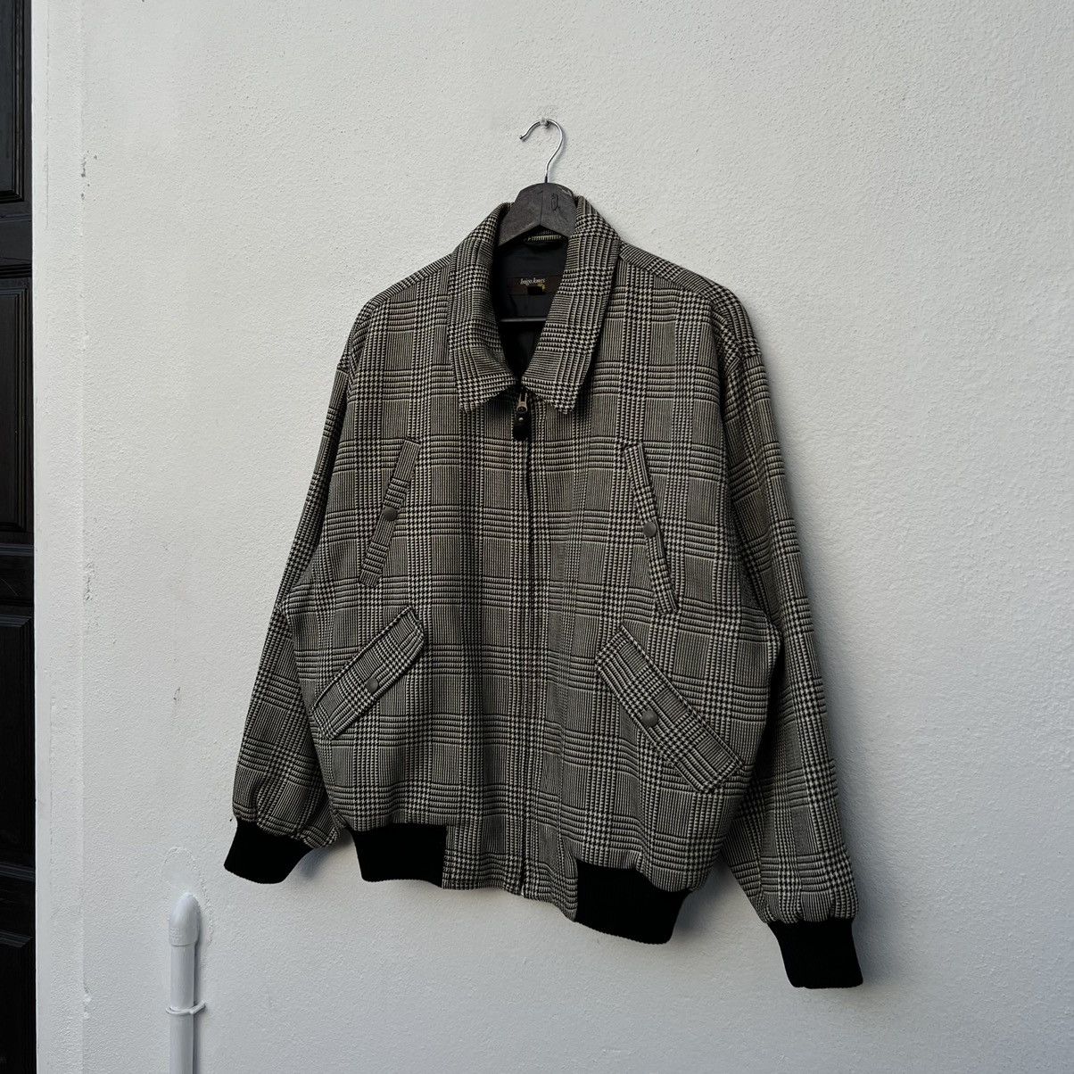 Japanese Brand INIGO JONES TARTAN BOMBER JACKET ISSEY MIYAKE MA-1 STYLE Size US M / EU 48-50 / 2 - 2 Thumbnail