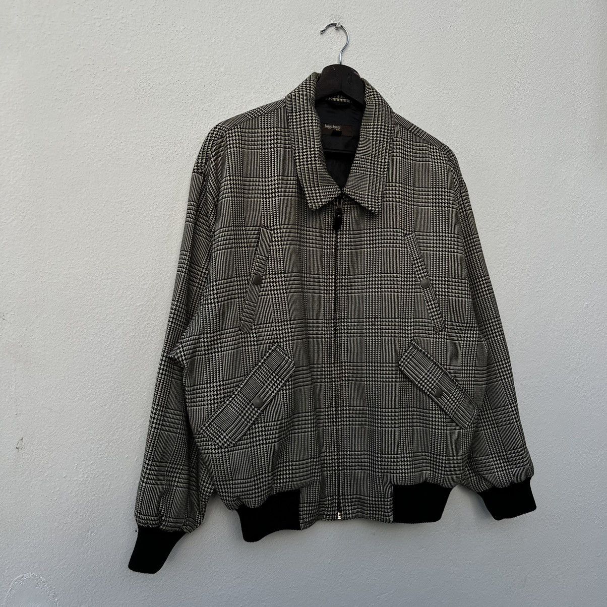 Japanese Brand INIGO JONES TARTAN BOMBER JACKET ISSEY MIYAKE MA-1 STYLE Size US M / EU 48-50 / 2 - 5 Thumbnail