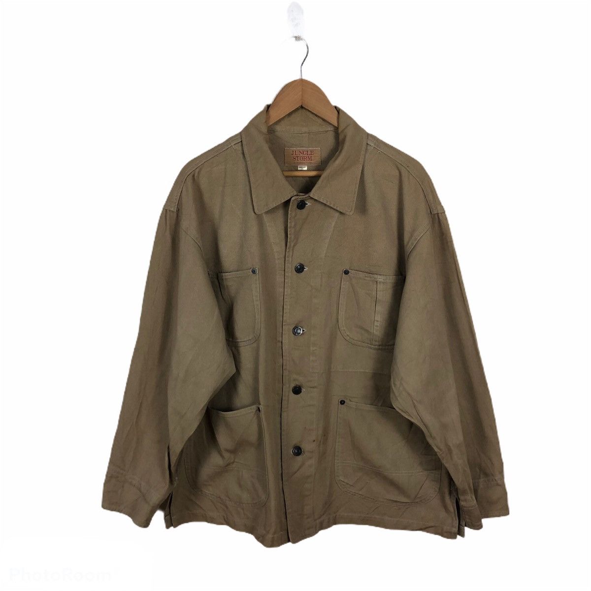 Japanese Brand JUNGLE STORM CHORE JACKET MULTI POCKET Size US L / EU 52-54 / 3 - 1 Thumbnail