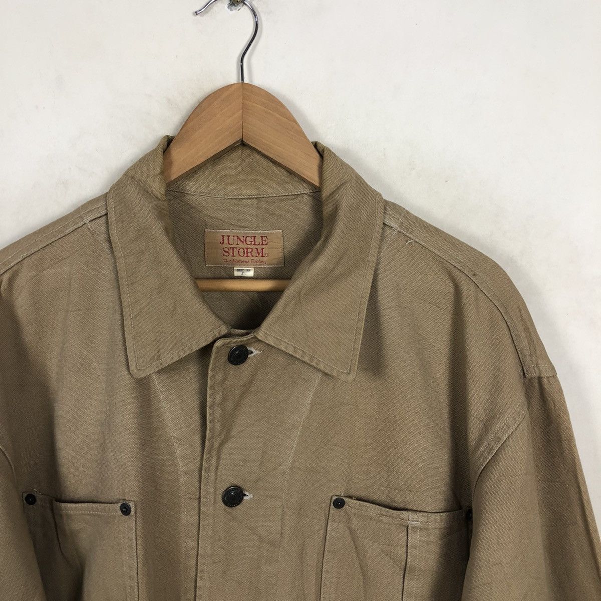 Japanese Brand JUNGLE STORM CHORE JACKET MULTI POCKET Size US L / EU 52-54 / 3 - 2 Thumbnail