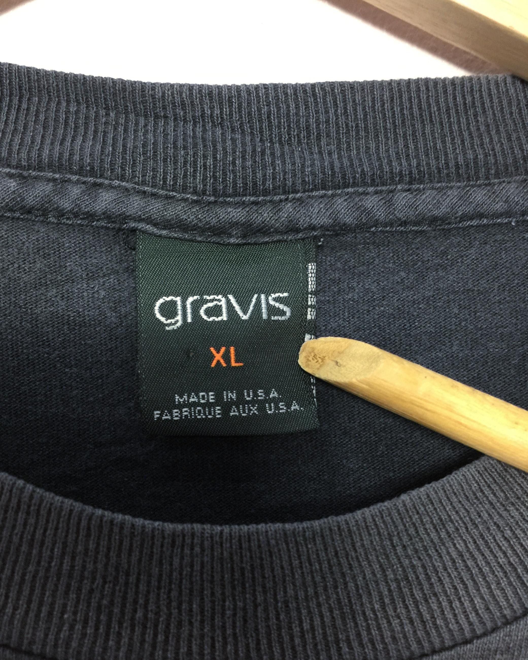 Gravis × Vintage Vintage Gravis Embroidered Logo Tees Made in USA Size US XL / EU 56 / 4 - 8 Thumbnail