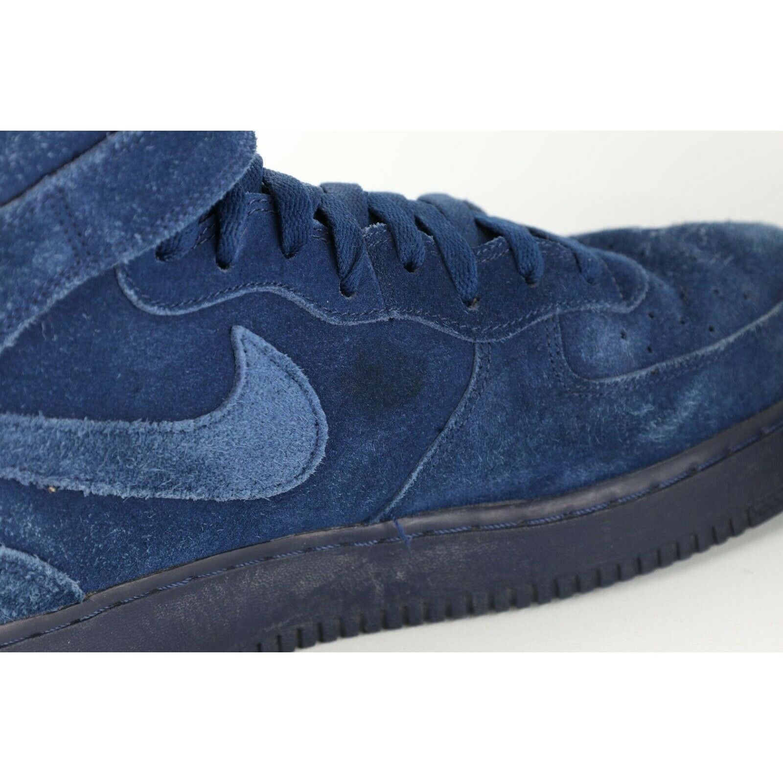 Nike Nike Air Force 1 Mid '07 Binary Blue Shoes Sneakers Suede Size US 12 / EU 45 - 7 Thumbnail