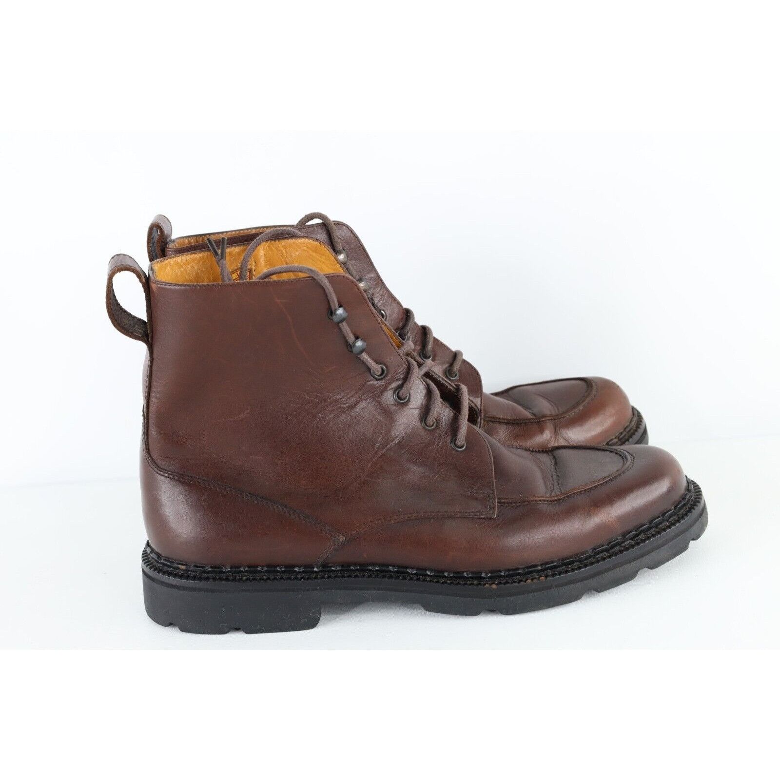 Cole Haan × Vintage Vintage 90s Cole Haan Waterproof Leather Ankle Boots Brown Size US 9.5 / EU 42-43 - 5 Thumbnail