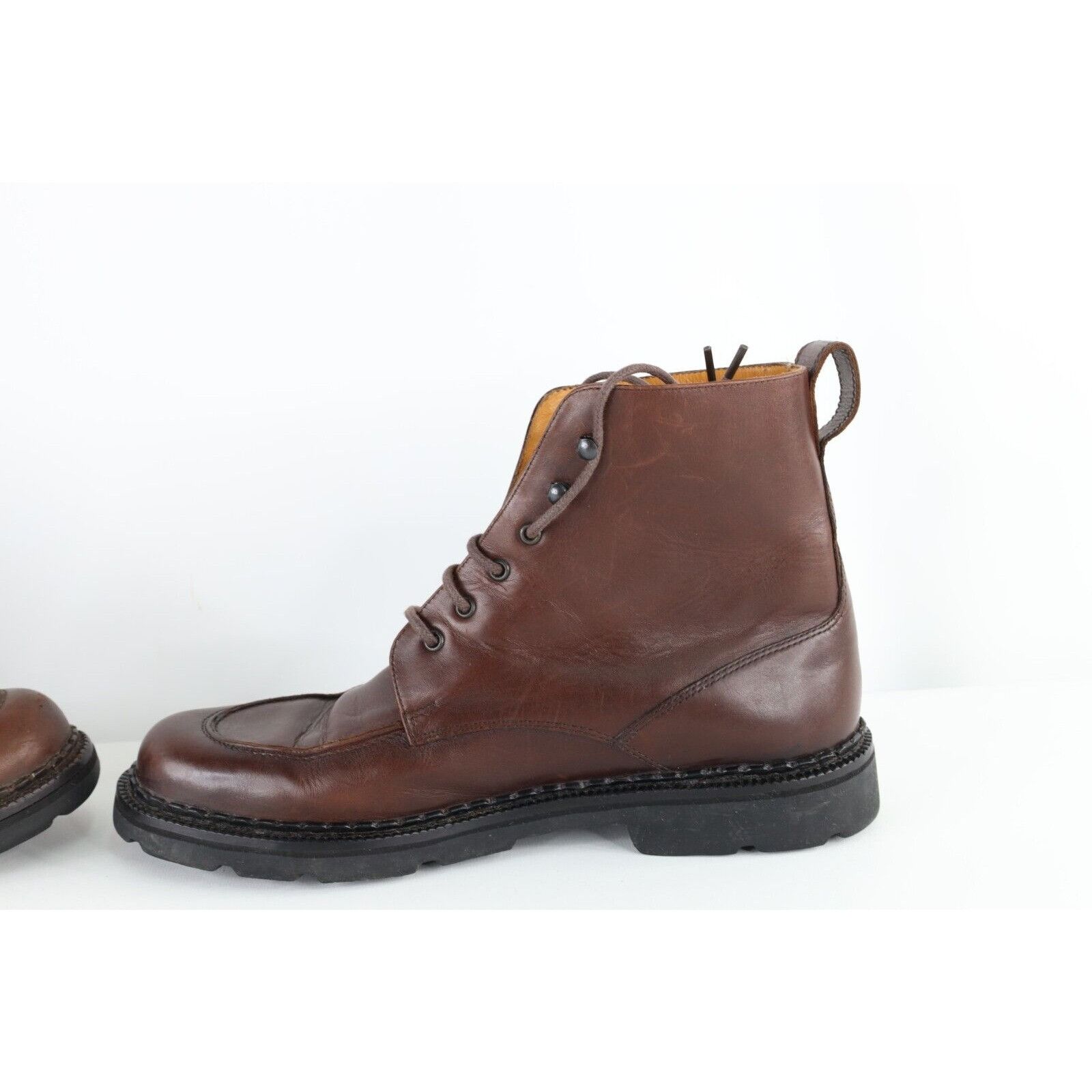 Cole Haan × Vintage Vintage 90s Cole Haan Waterproof Leather Ankle Boots Brown Size US 9.5 / EU 42-43 - 7 Thumbnail