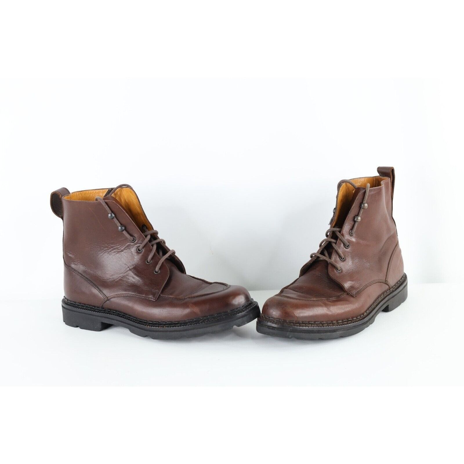 Cole Haan × Vintage Vintage 90s Cole Haan Waterproof Leather Ankle Boots Brown Size US 9.5 / EU 42-43 - 1 Thumbnail