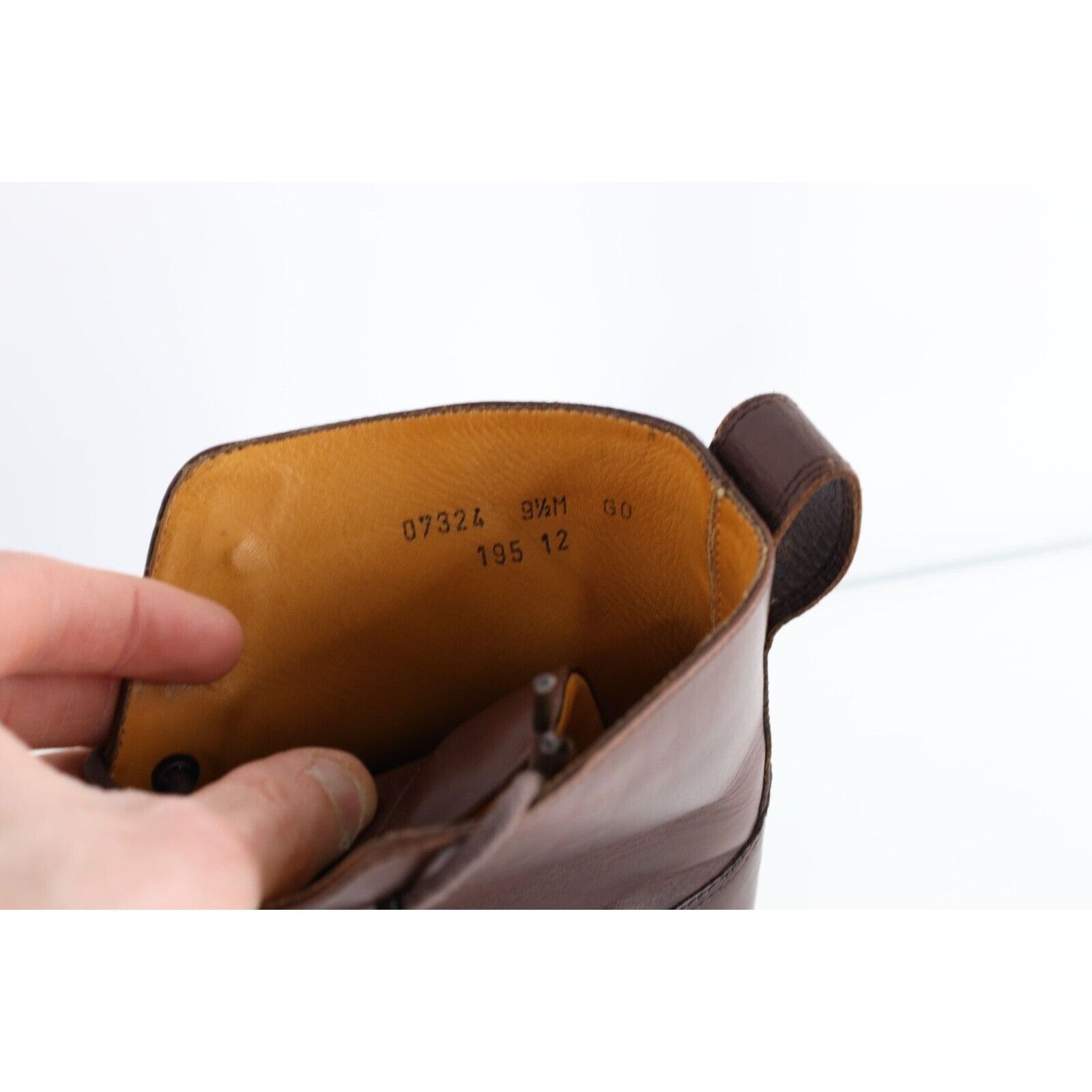 Cole Haan × Vintage Vintage 90s Cole Haan Waterproof Leather Ankle Boots Brown Size US 9.5 / EU 42-43 - 9 Thumbnail