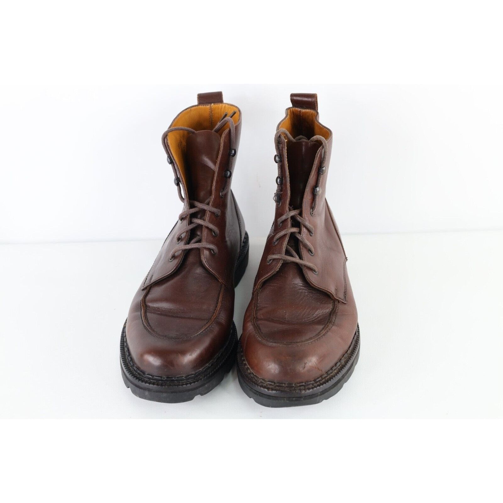 Cole Haan × Vintage Vintage 90s Cole Haan Waterproof Leather Ankle Boots Brown Size US 9.5 / EU 42-43 - 2 Thumbnail