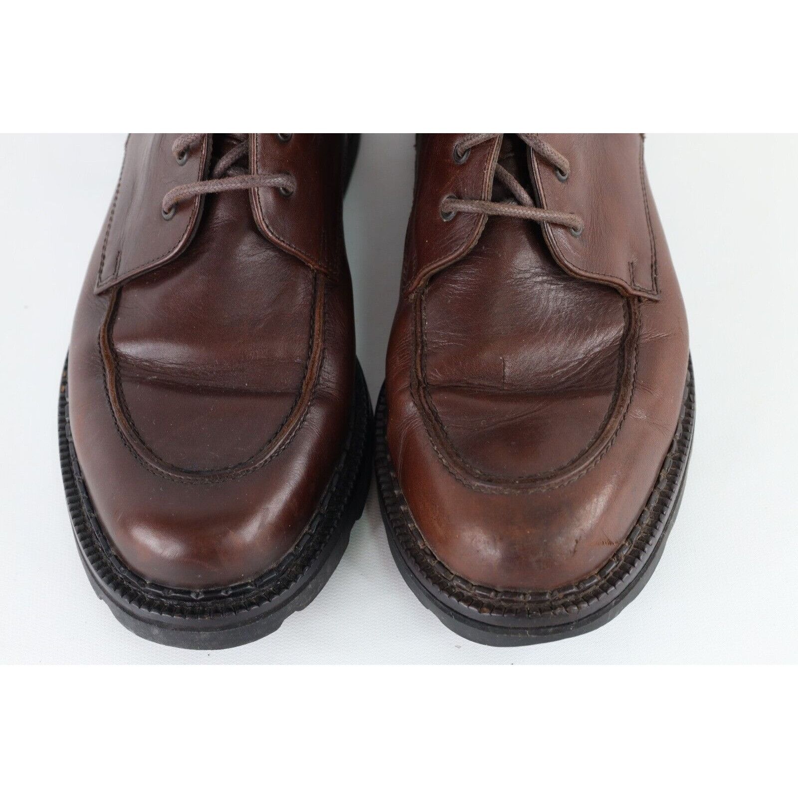 Cole Haan × Vintage Vintage 90s Cole Haan Waterproof Leather Ankle Boots Brown Size US 9.5 / EU 42-43 - 3 Thumbnail