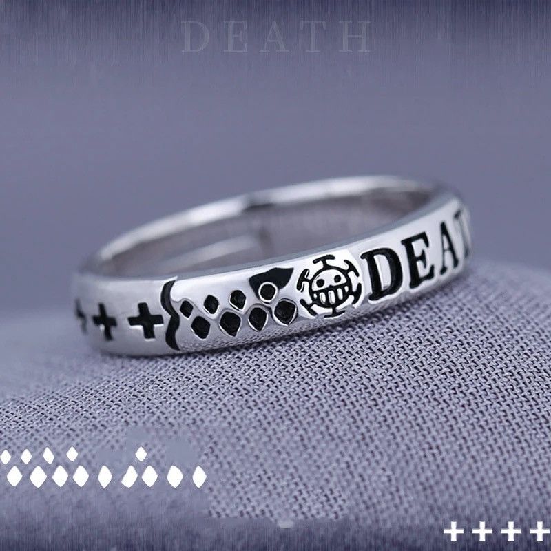 One Piece Anime Trafalgar D Law Adjustable Ring Size ONE SIZE - 2 Thumbnail
