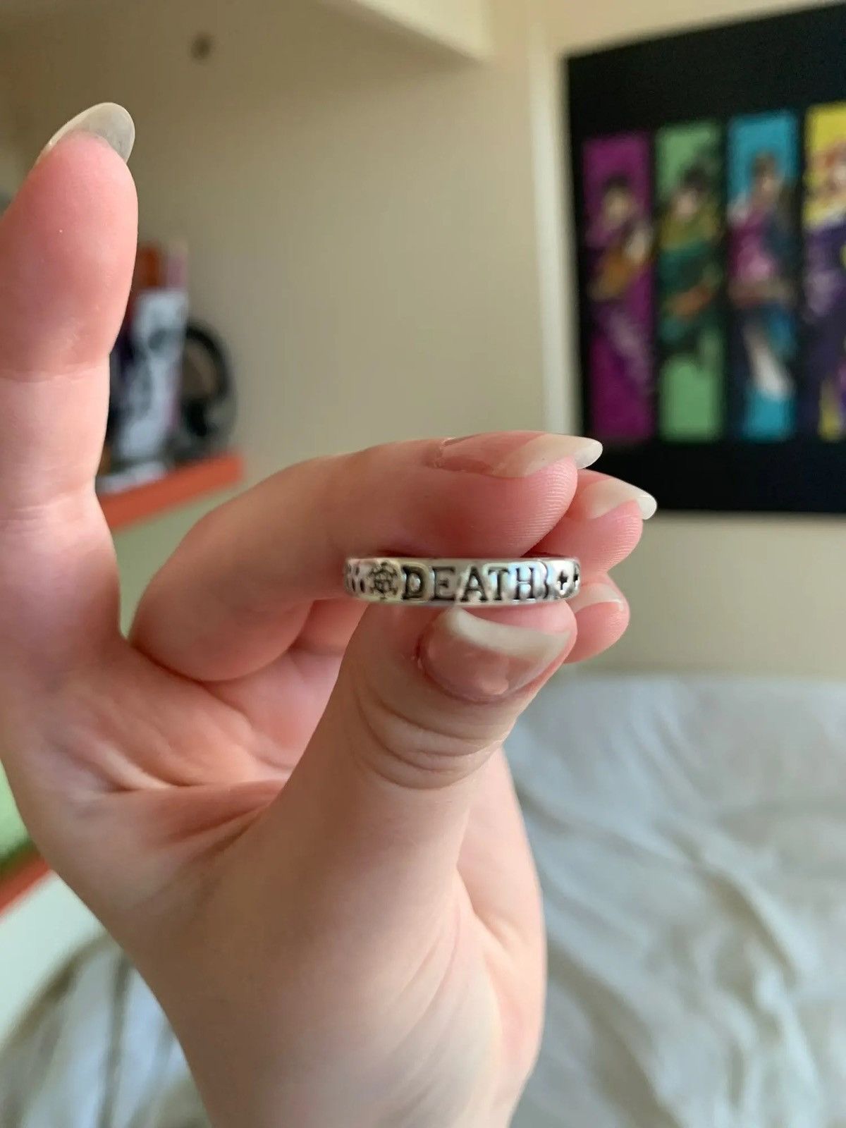 One Piece Anime Trafalgar D Law Adjustable Ring Size ONE SIZE - 3 Thumbnail
