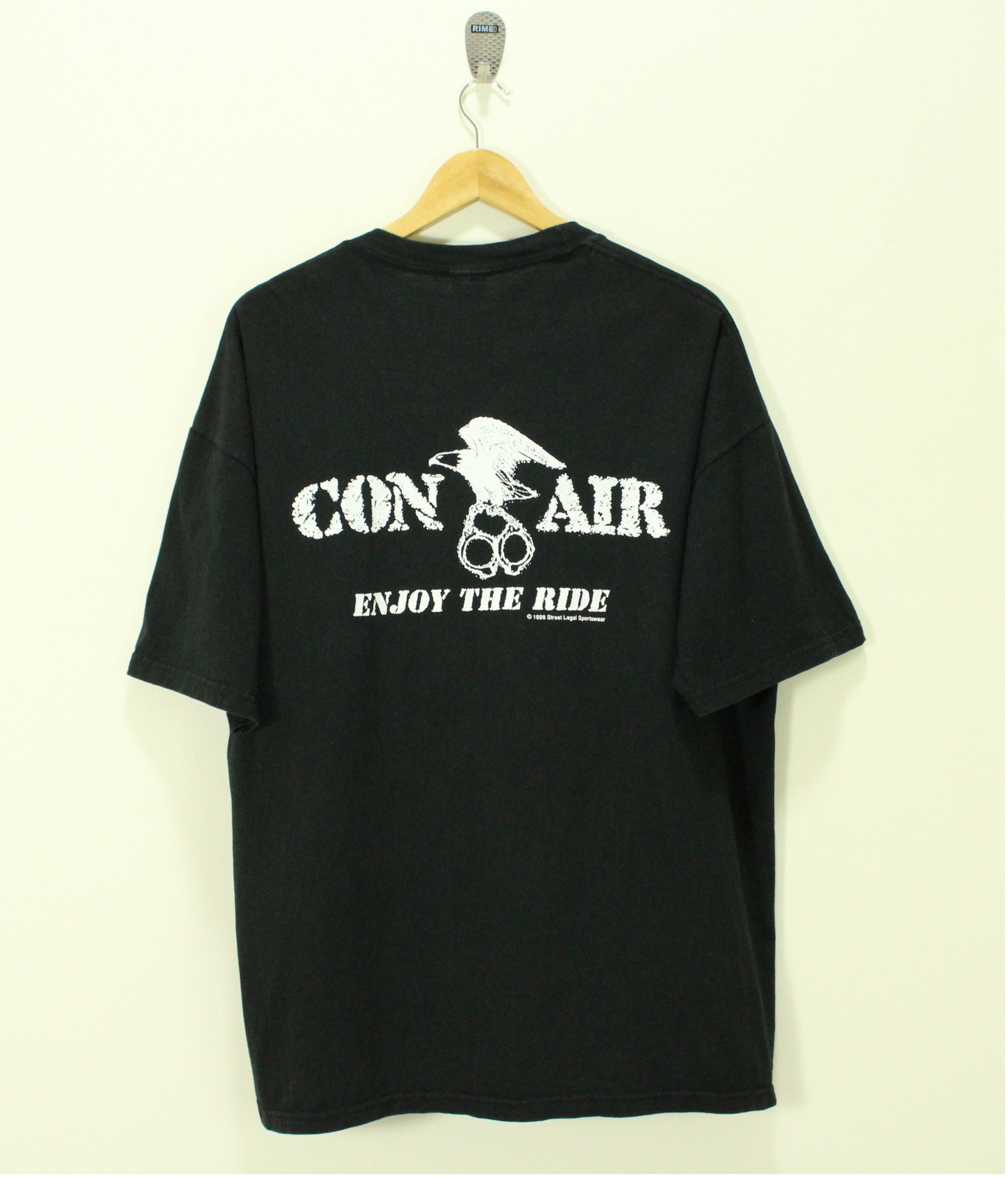 Vintage 90s CON AIR T Shirt PRISON ENJOY THE RIDE