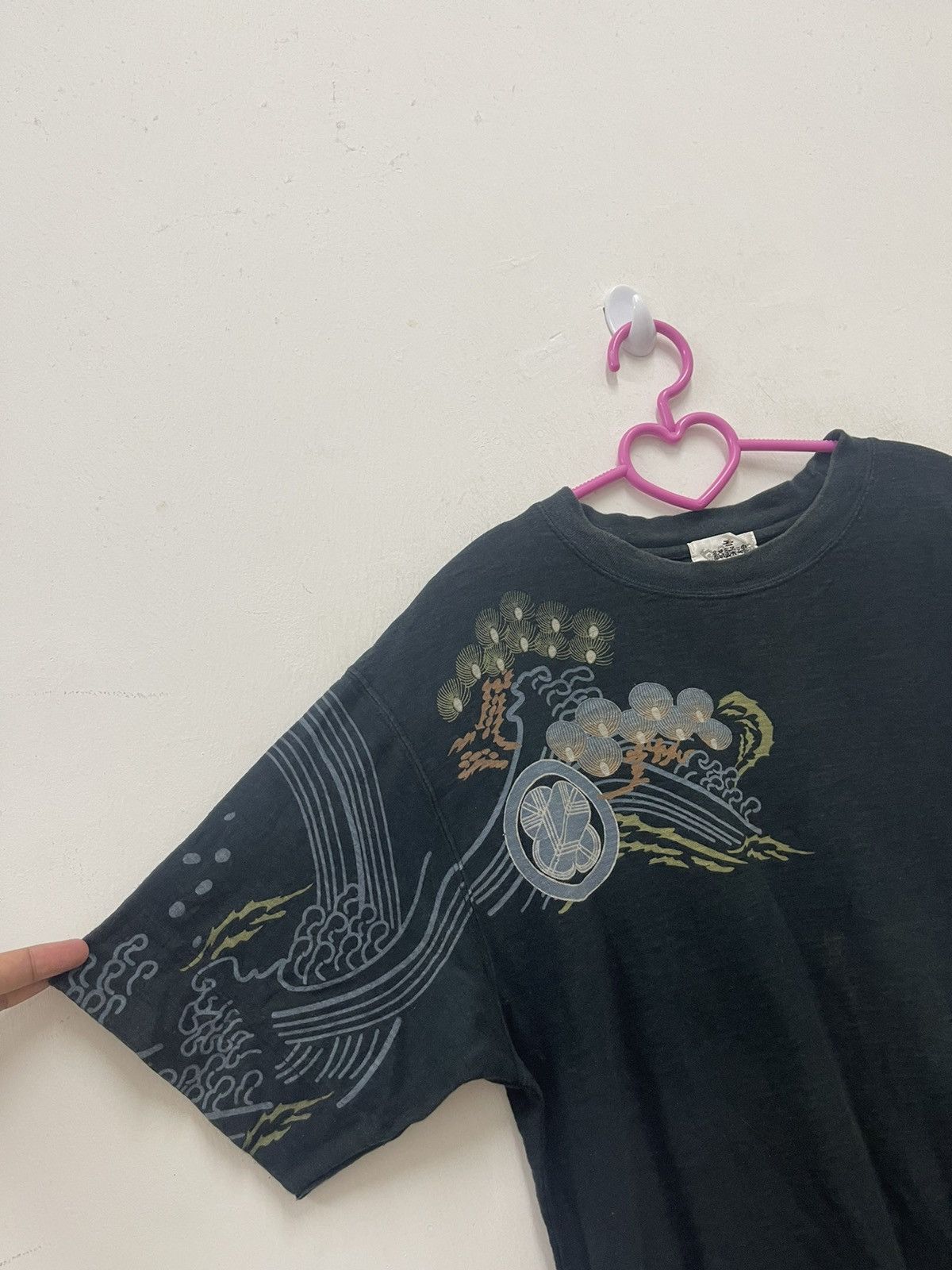 Karakuri Tamashii Rare Vintage KARAKURI TAMASHI Sukajan Embroidered Japan Tee Size US M / EU 48-50 / 2 - 4 Thumbnail